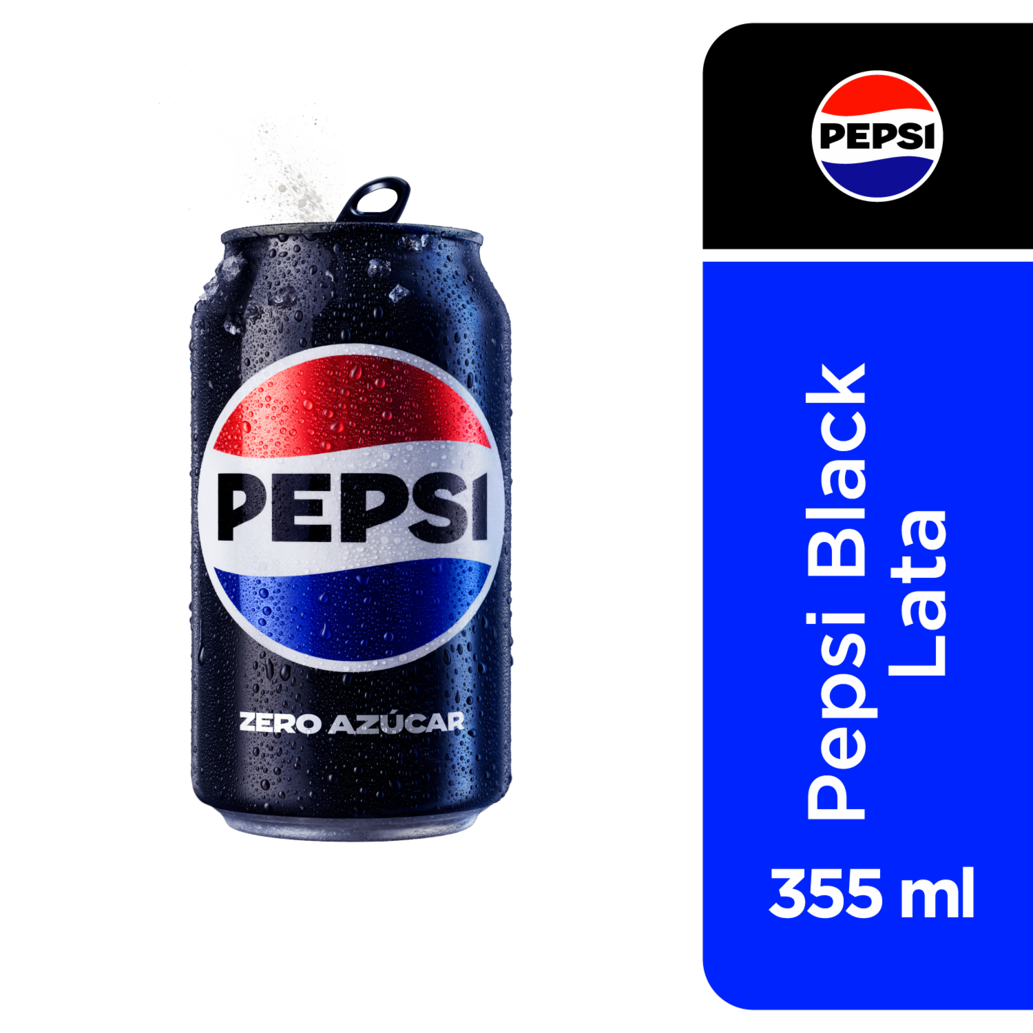Bebida Gaseosa Zero Azúcar En Lata PEPSI 355 Ml