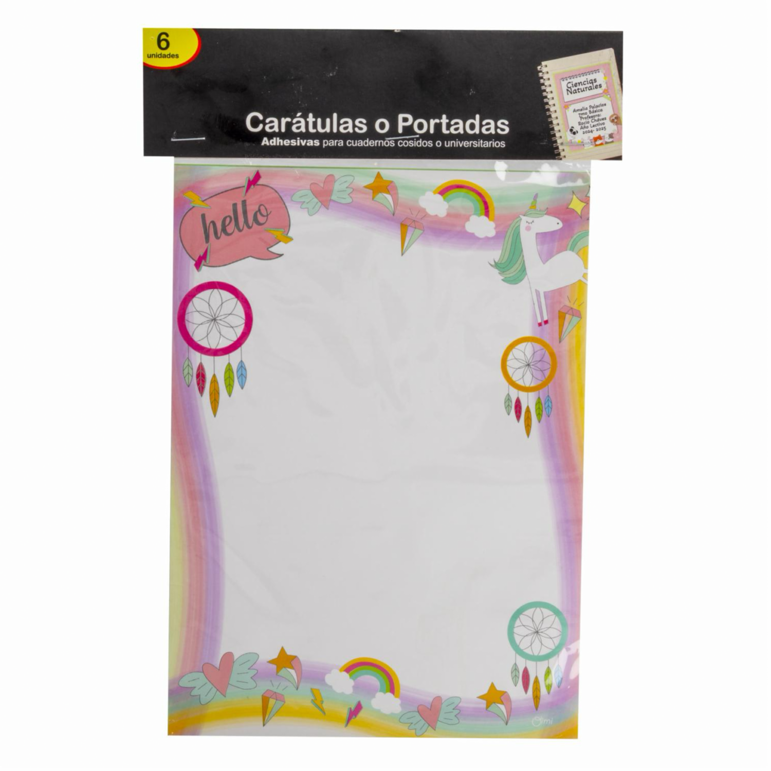 Carátulas Adhesivas Femenino OIMI X6 Uds