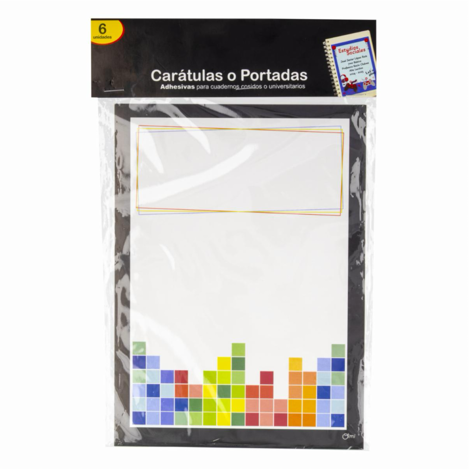 Carátulas Adhesivas Masculino OIMI X6 Uds