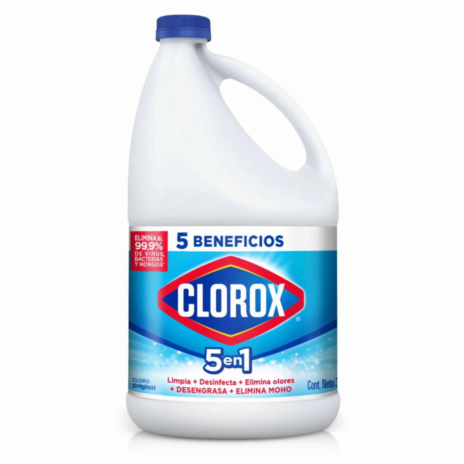 Cloro Liquido Original Botella CLOROX 3950 G