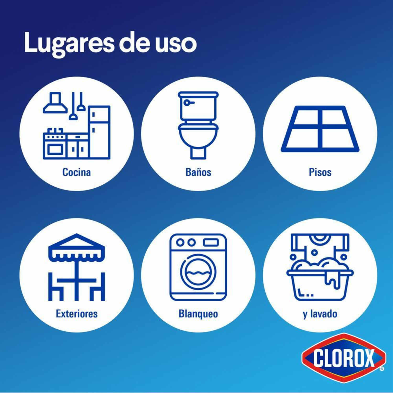 Cloro Liquido 5 En 1 Original CLOROX Sachet X160 G