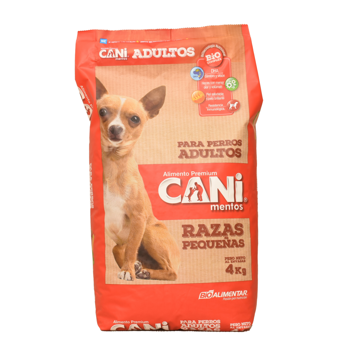 Alimento Para Perros Adultos De Razas Pequeñas CANIMENTOS 4 Kg