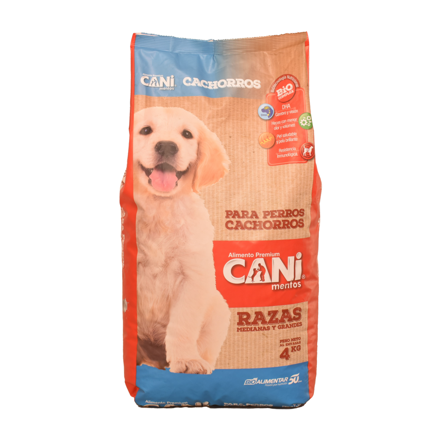 Alimento Para Perros Cachorros De Razas Medianas Y Grandes CANIMENTOS 4 Kg