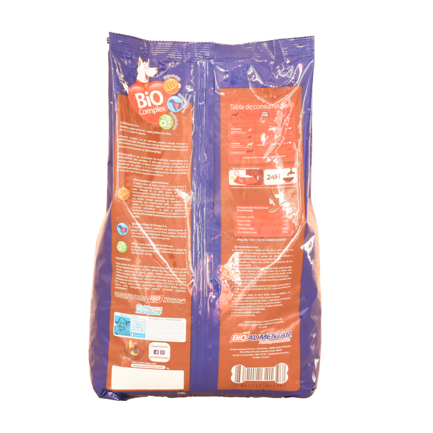 Alimento Para Perros Adultos Todas Las Razas Prime CANIMENTOS 2.2 Kg