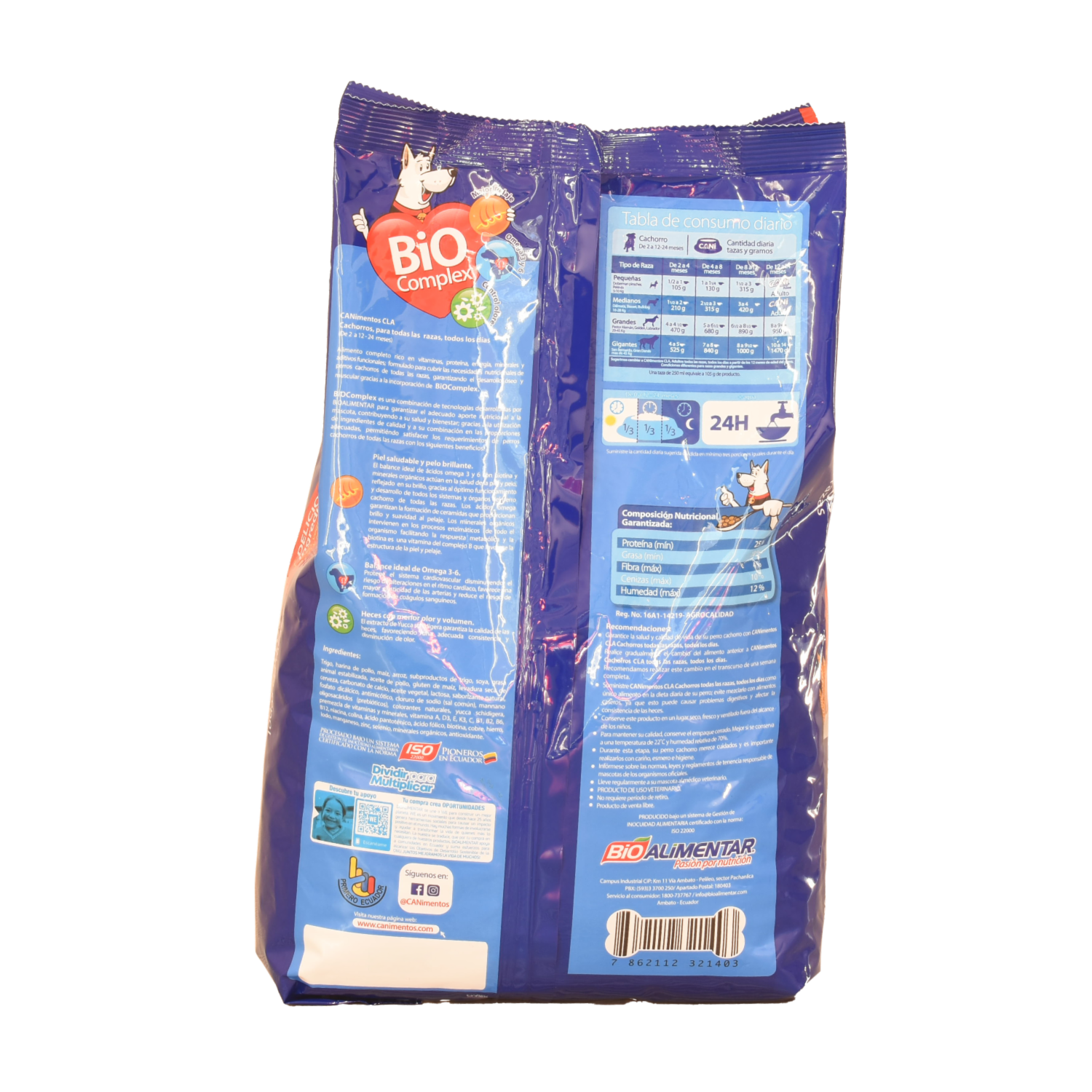 Alimento Para Perros Cachorros Todas Las Razas Prime CANIMENTOS 2.2 Kg