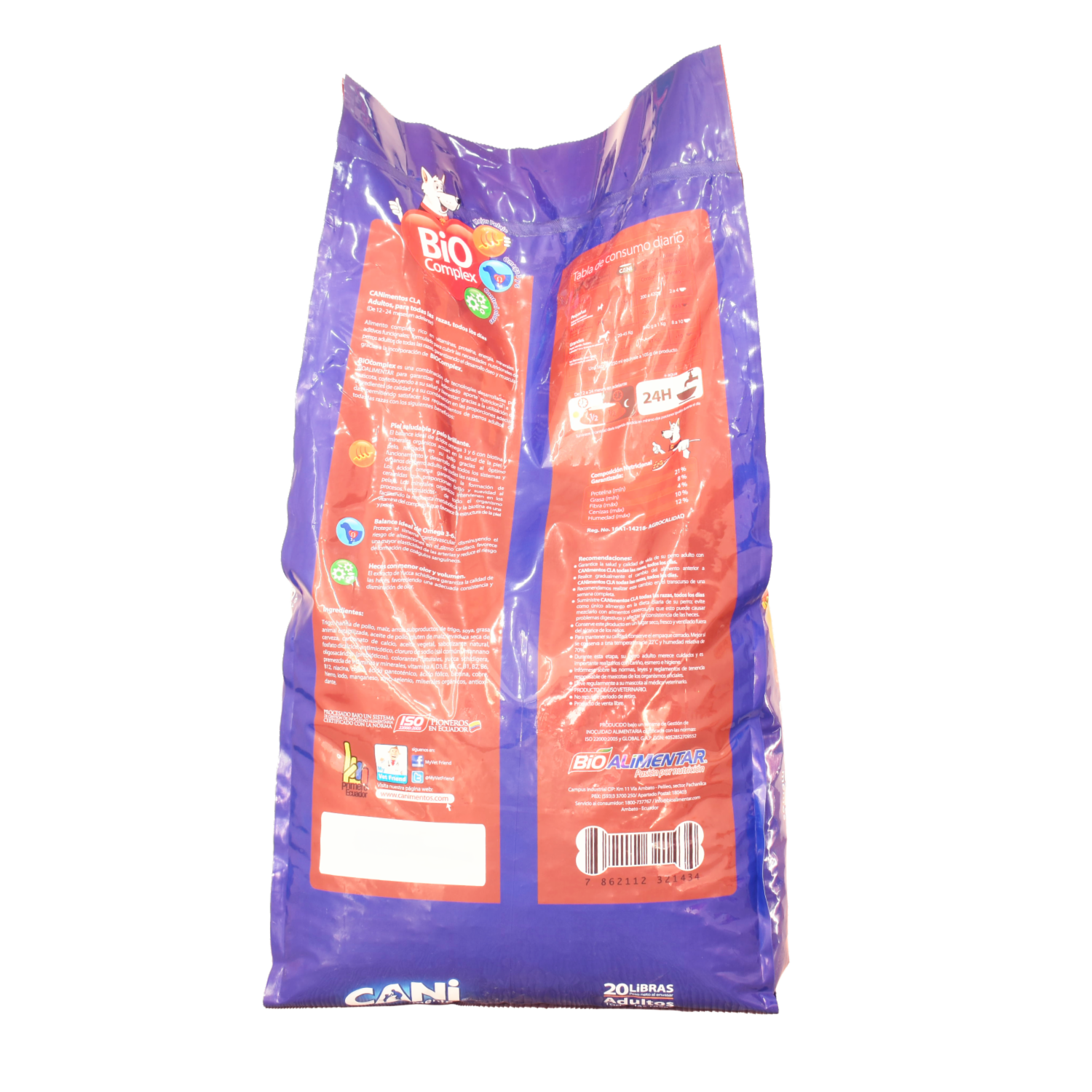 Alimento Para Perros Adultos Todas Las Razas Prime CANIMENTOS 9 Kg