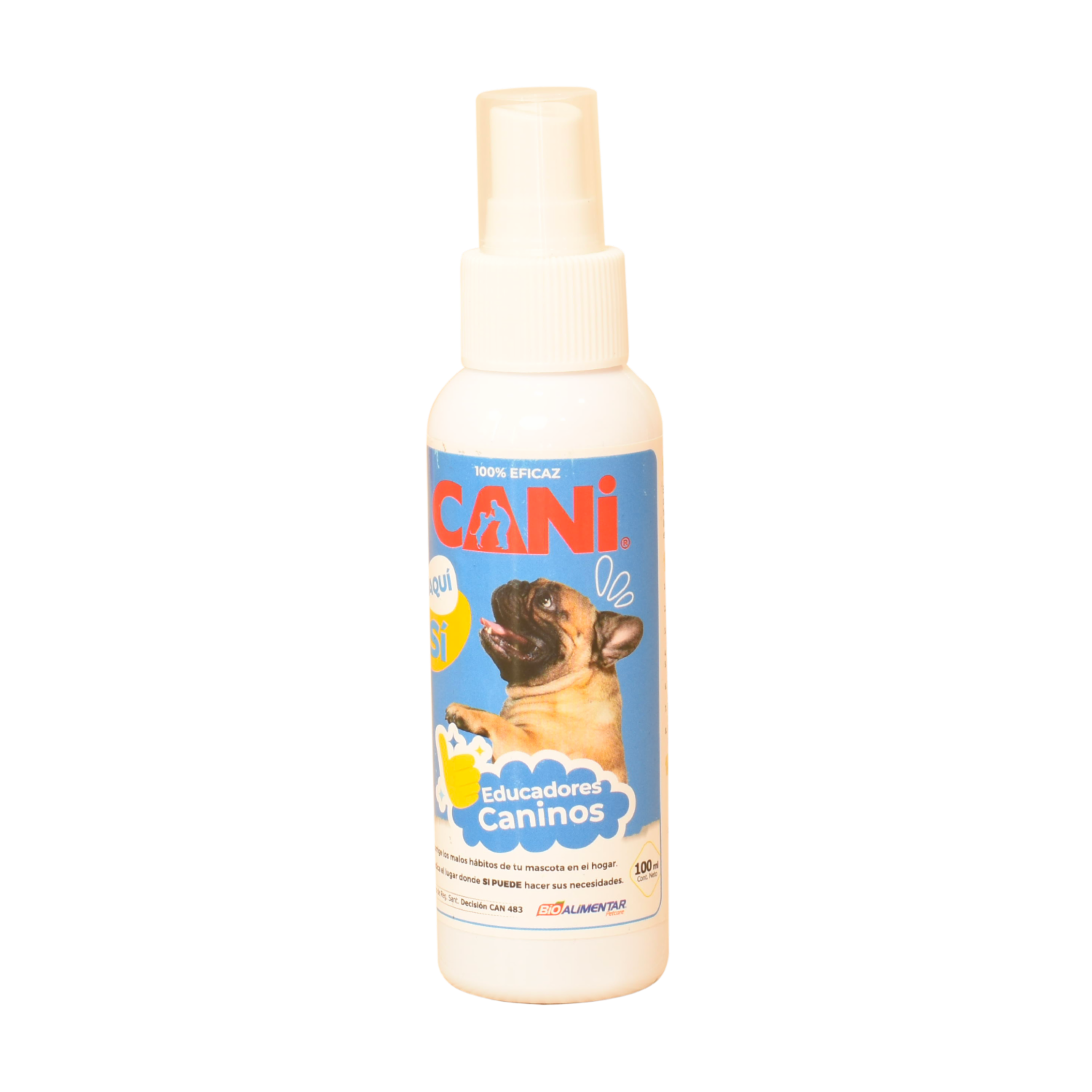 Educador Canino Aquí Sí Puede Hacer Sus Necesidades 100% Eficaz CANI 100 Ml
