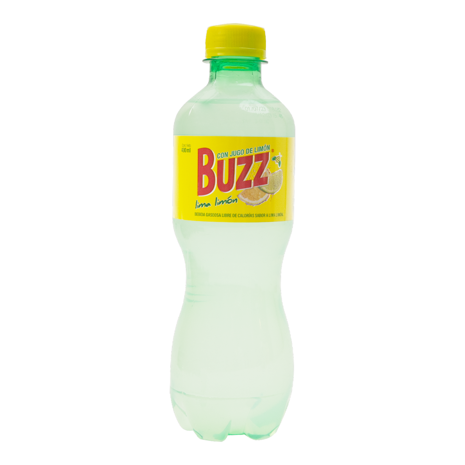 Bebida Gaseosa Libre De Calorías Sabor Lima Limón BUZZ 400 Ml