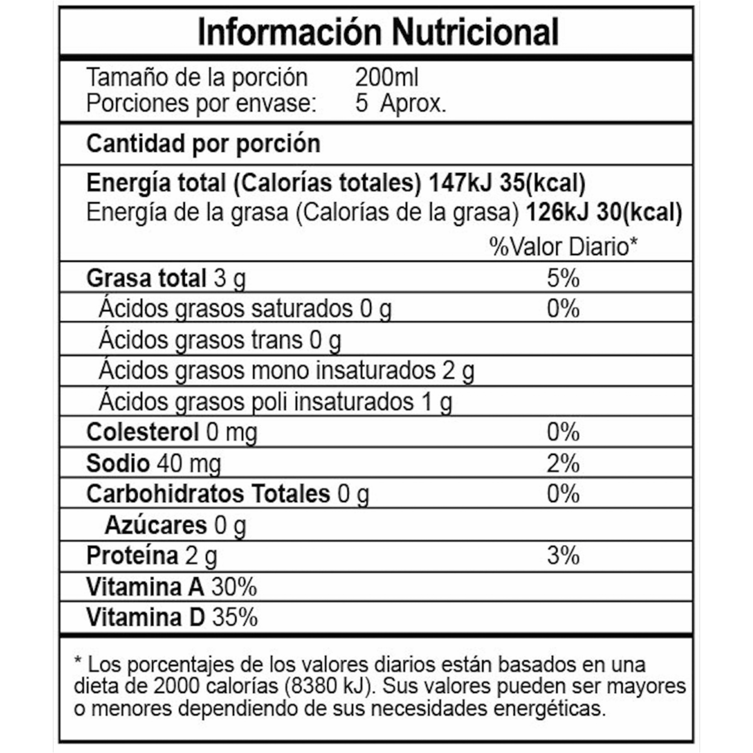 Bebida De Almendras Sabor A Vainilla LIV 1000 Ml
