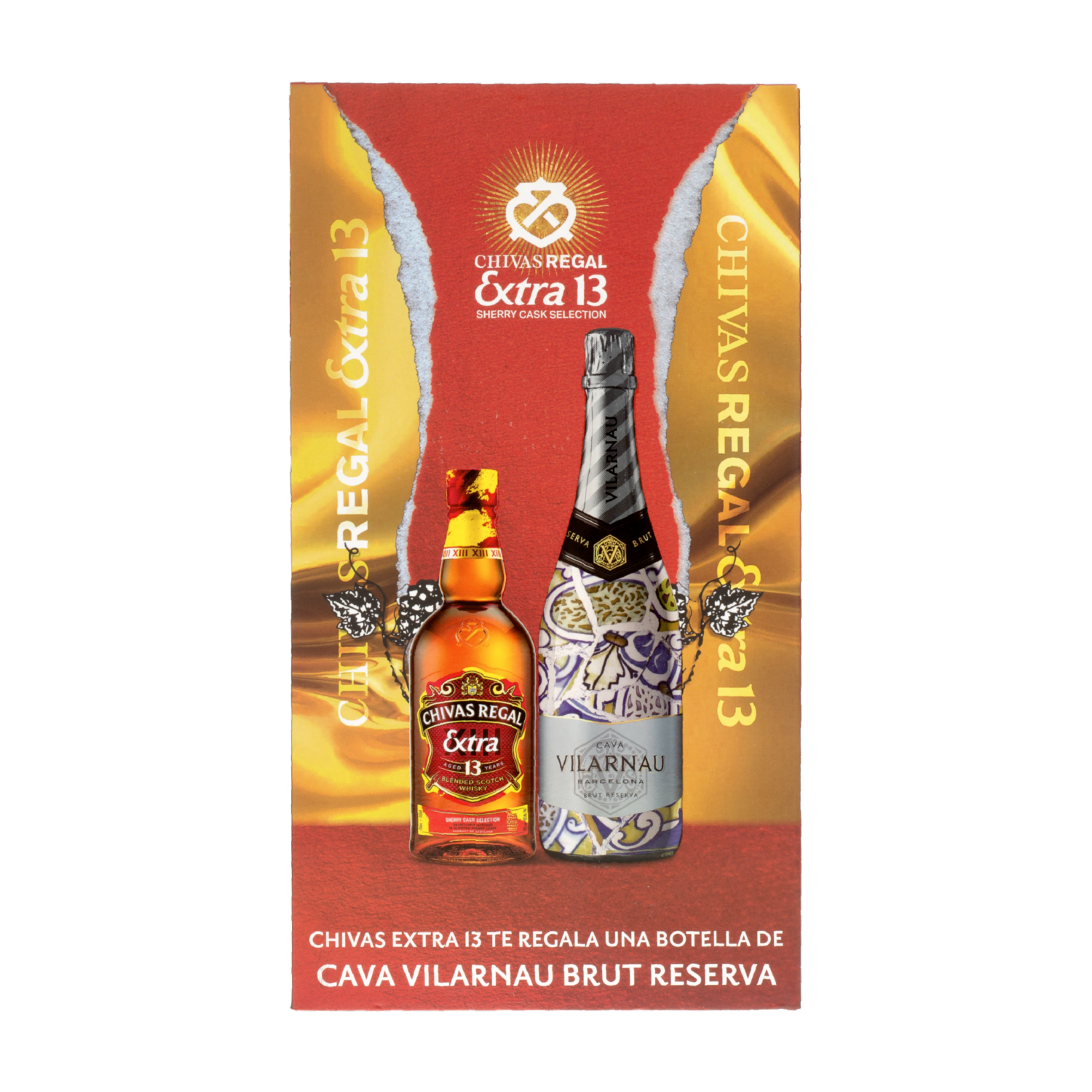 Whisky Extra 13 Años + Cava Vilar Brut CHIVAS REGAL Pack 2 X 750 Ml