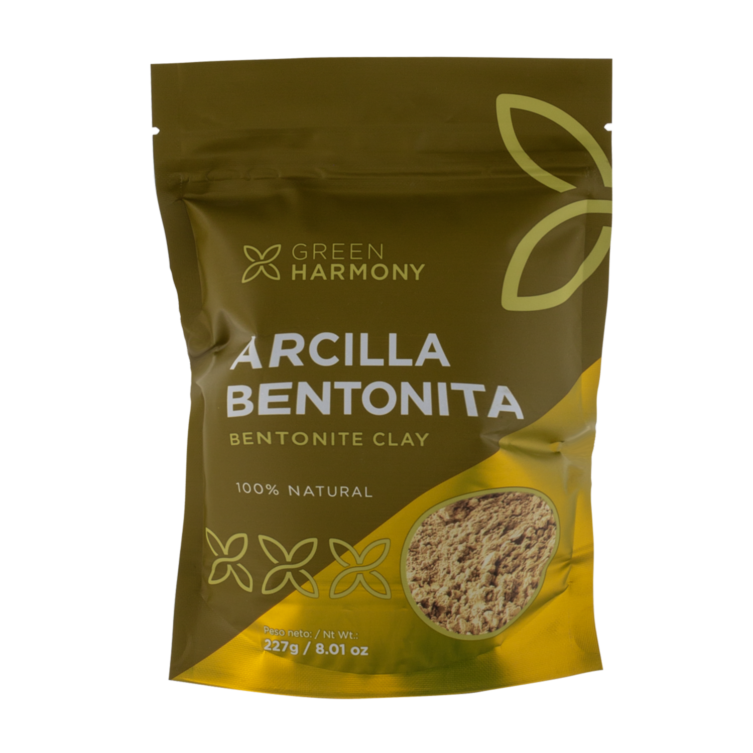 Mascarilla Facial Harmony Arcilla Bentonita GREEN HARMONY 227 G