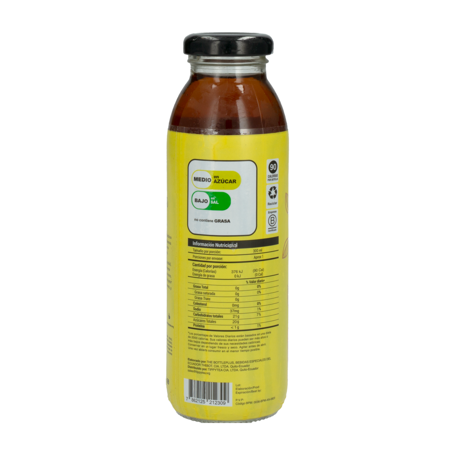 Té Frio Negro Con Limón TIPPYTEA 300 Ml