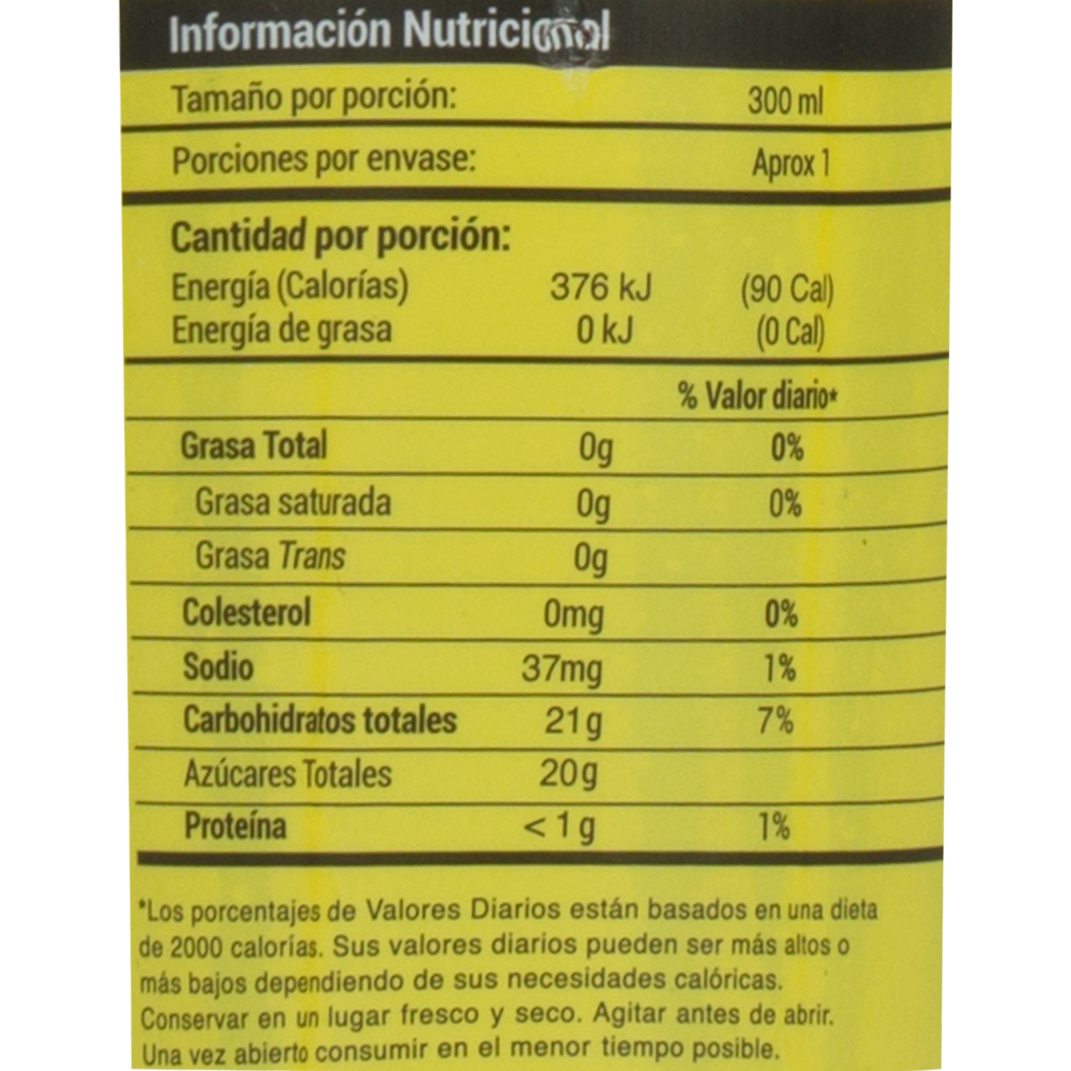 Té Frio Negro Con Limón TIPPYTEA 300 Ml