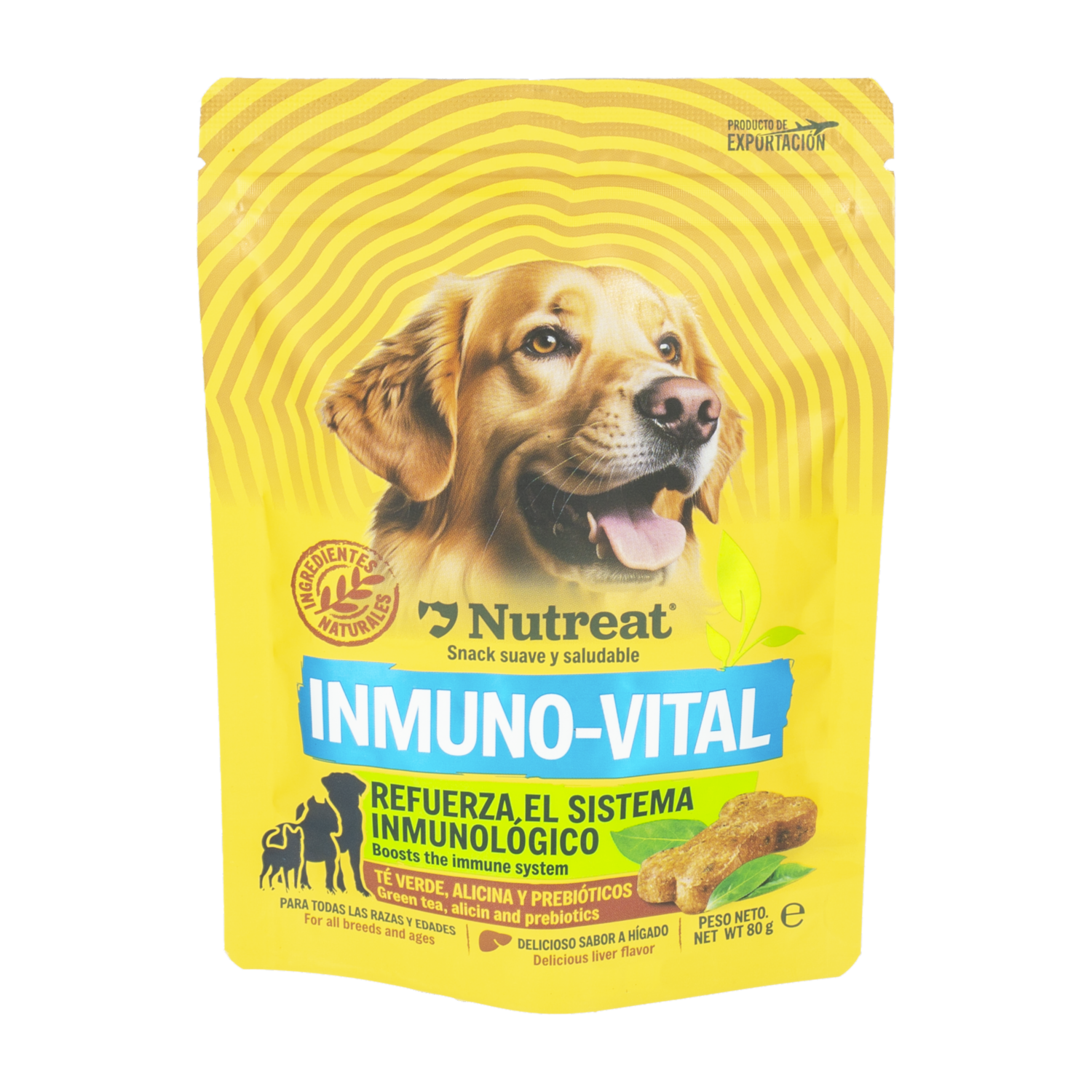 Snack Para Perros Inmuno Vital NUTREAT 80 G