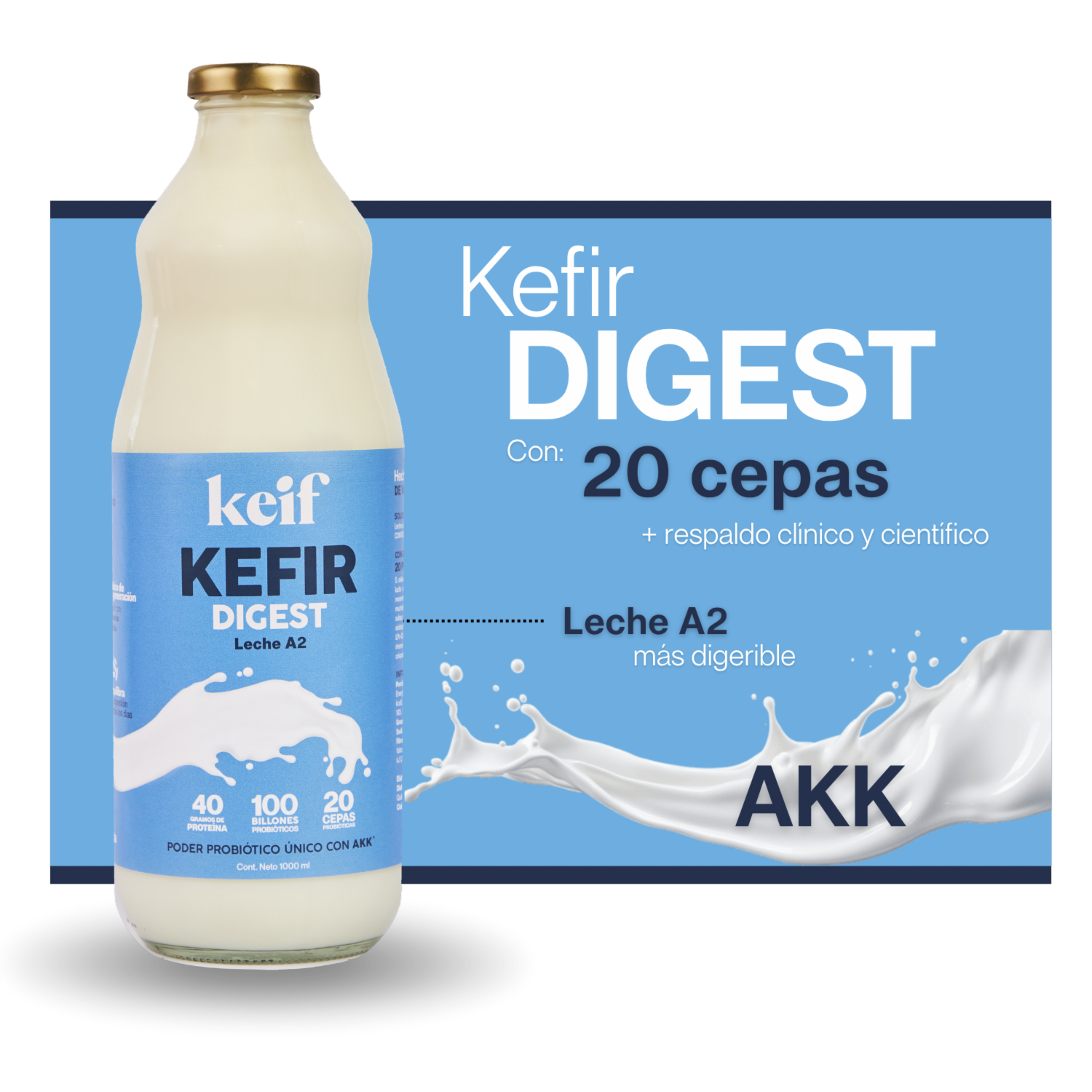 Kéfir Digest A2 KEIF 1000 Ml