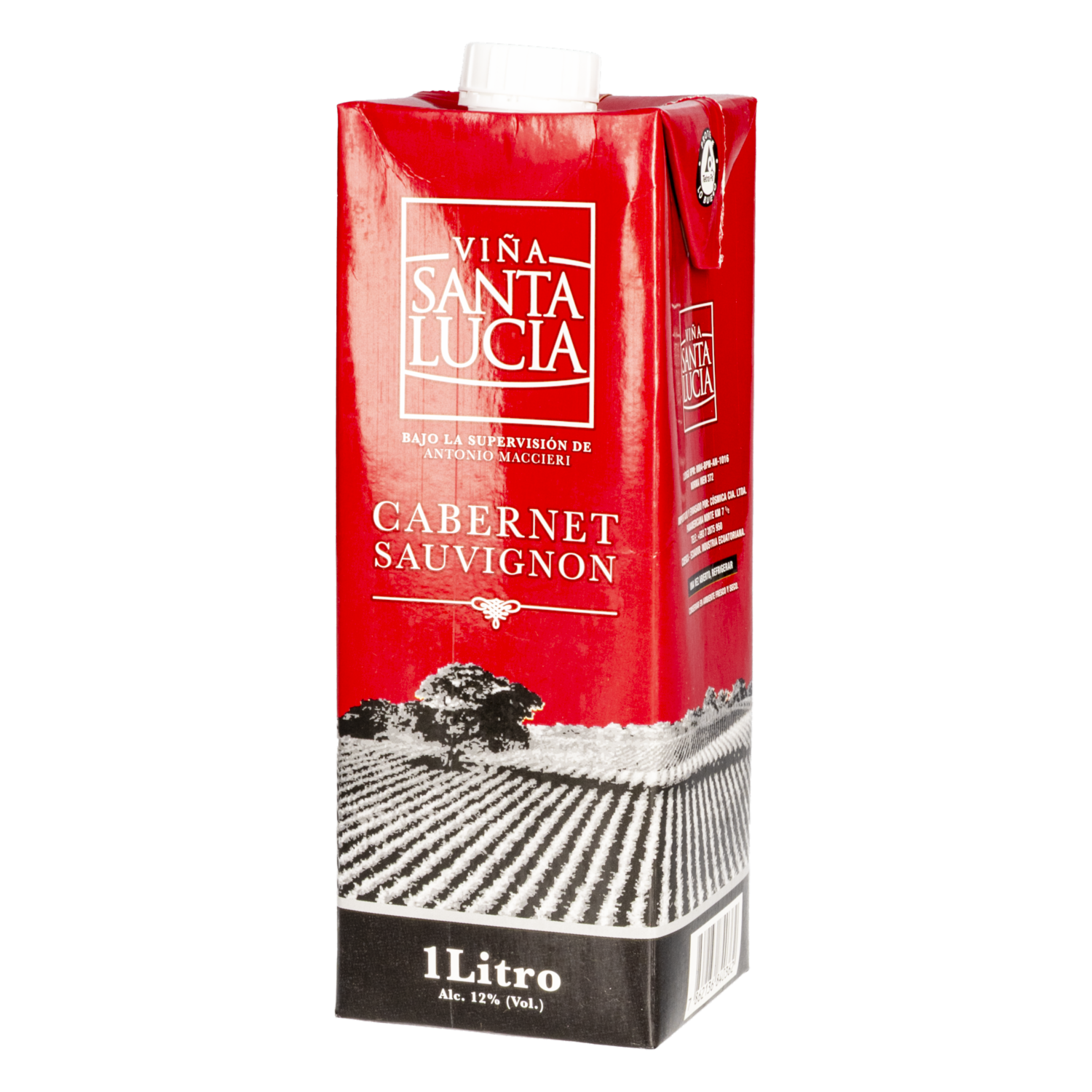 Vino Cabernet Sauvignon En Caja SANTA LUCÍA 1 L