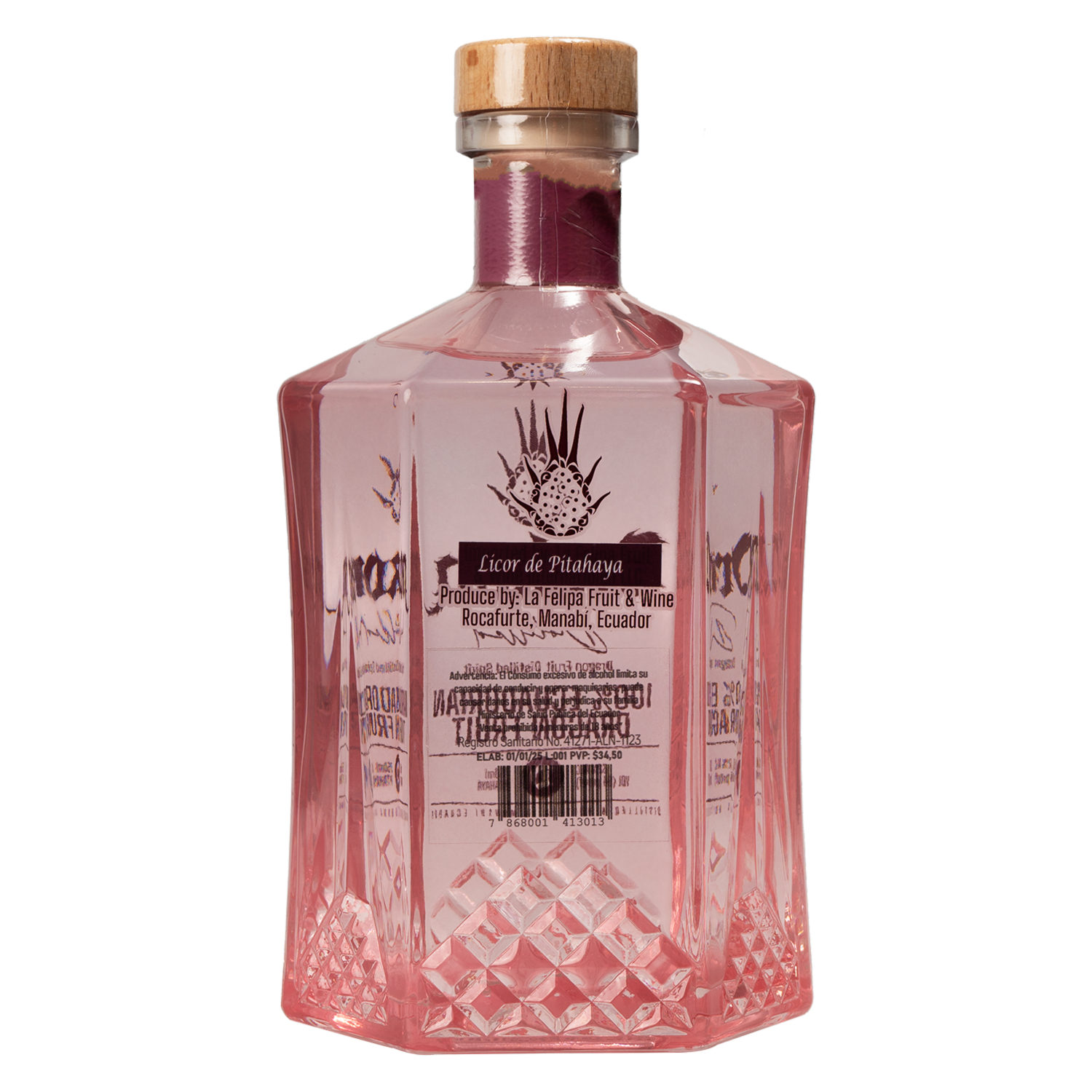 Licor De Pitahaya DRÁKON 750 Ml