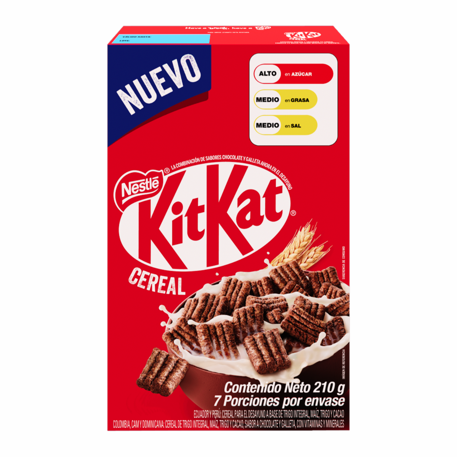 Cereal De Trigo De Chocolate KIT KAT 210 G