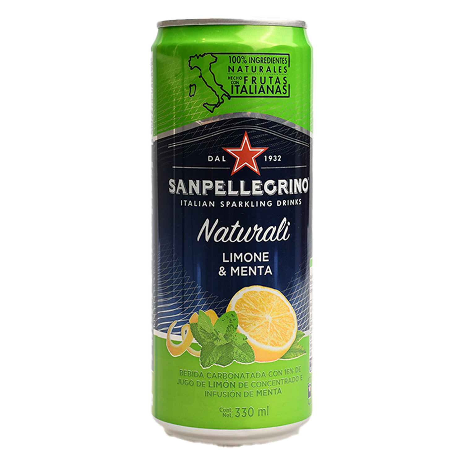 Bebida Saborizada Con Zumo De Limón Y Menta S.PELLEGRINO 330 Ml