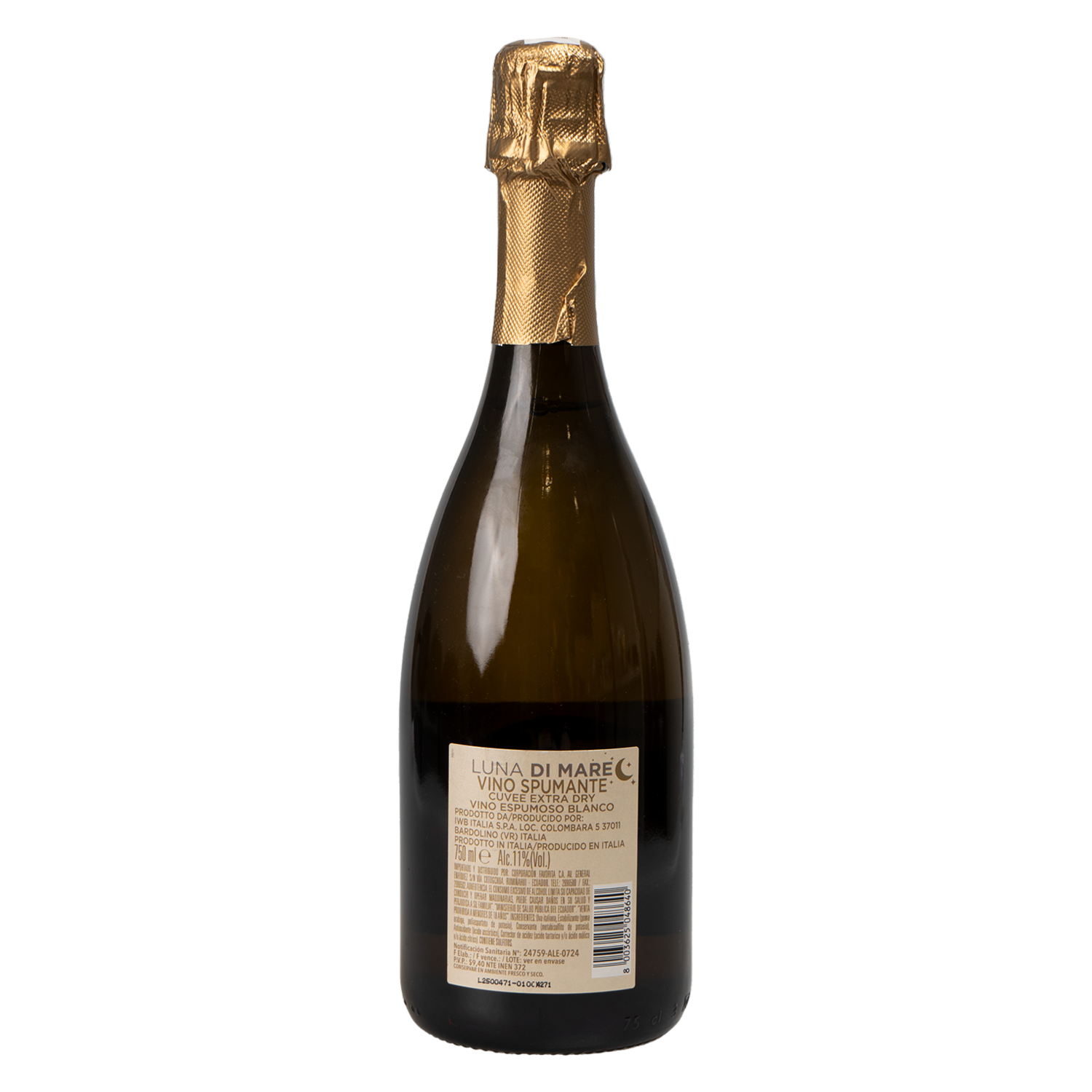 Vino Espumante Blanco LUNA DI MARE 750 Ml