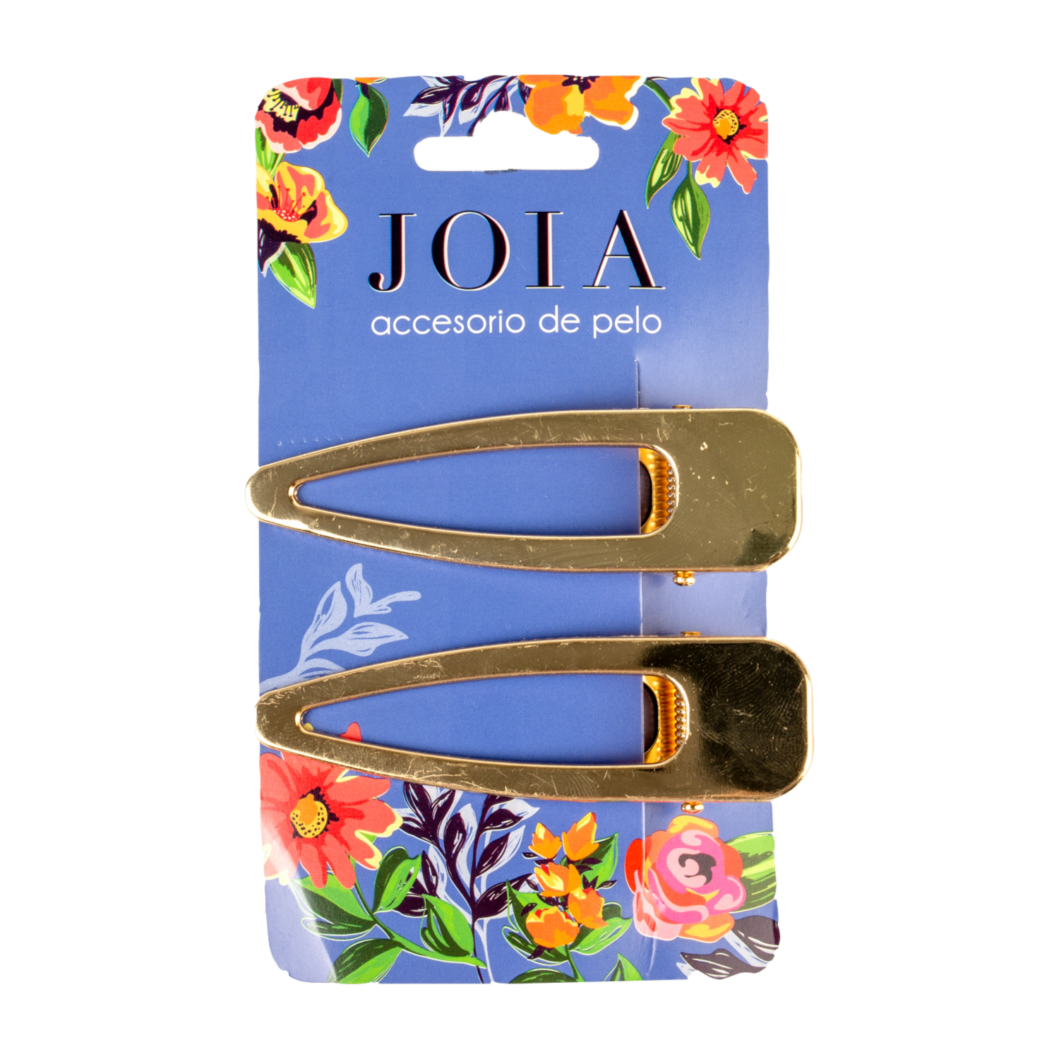 Vinchas De Cabello De Clip Grande Dorada JOIA Color Dorado, 2 Unidades
