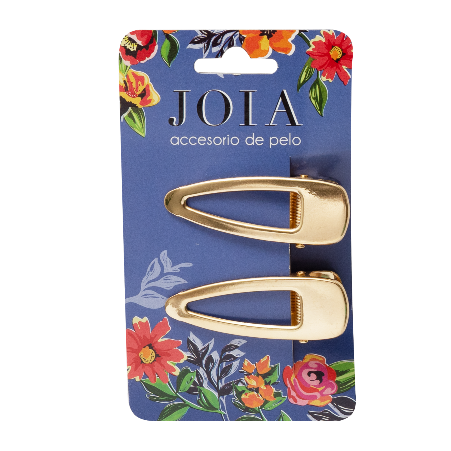 Vinchas De Cabello De Clip Pequeña JOIA Color Dorado, 2 Unidades