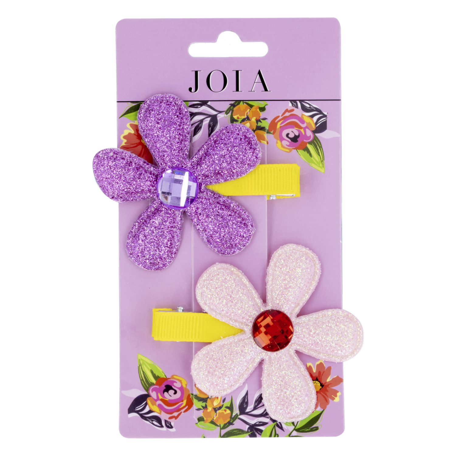 Vinchas De Cabello Tipo Flor Escarchada JOIA Por 2 Unidades