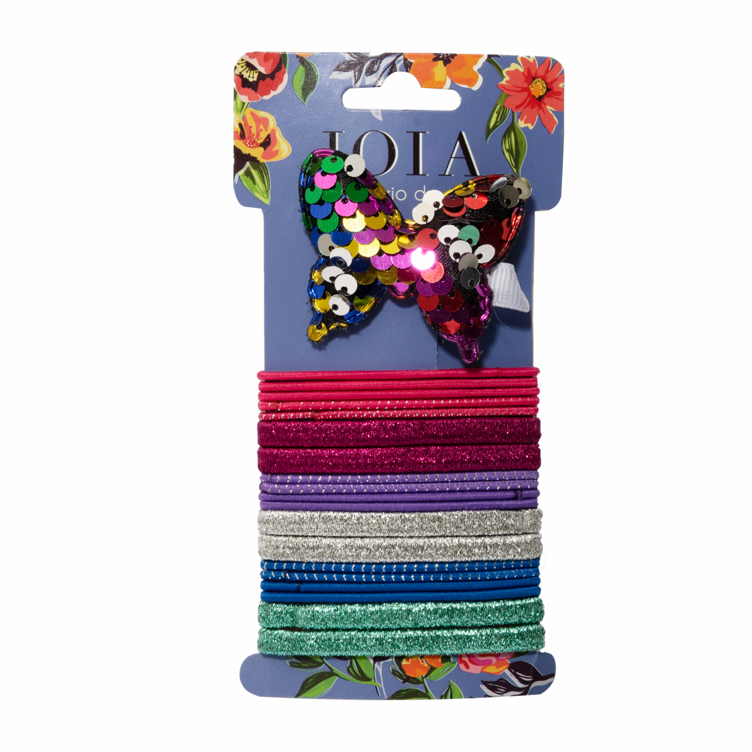 Set Para Niñas De Vinchas Para Niña Tipo Mariposa HAIR WITH FLAIR Elásticas Diseño Mariposa Por 20 Unidades