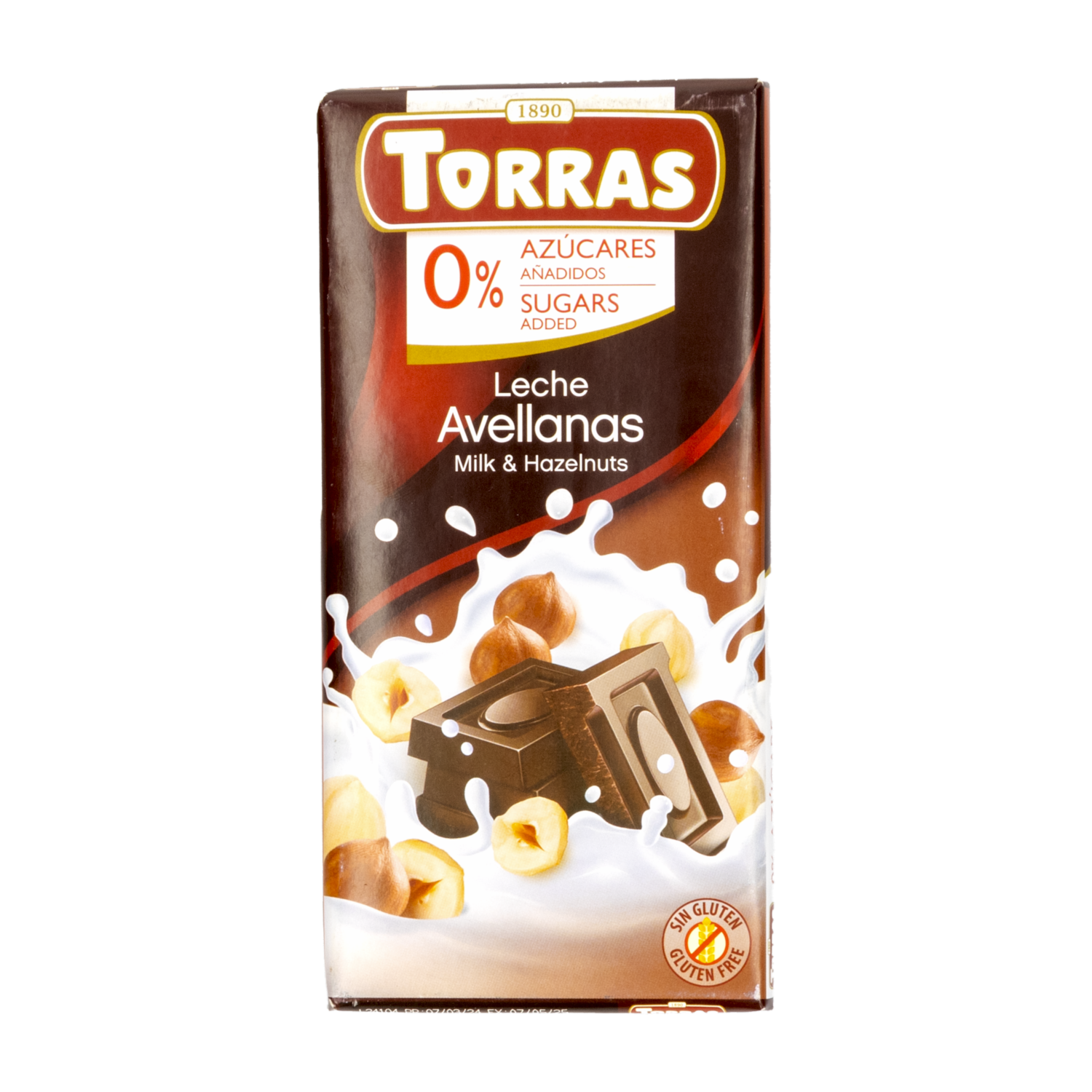 Chocolate Con Leche Y Avellanas TORRAS 75 G