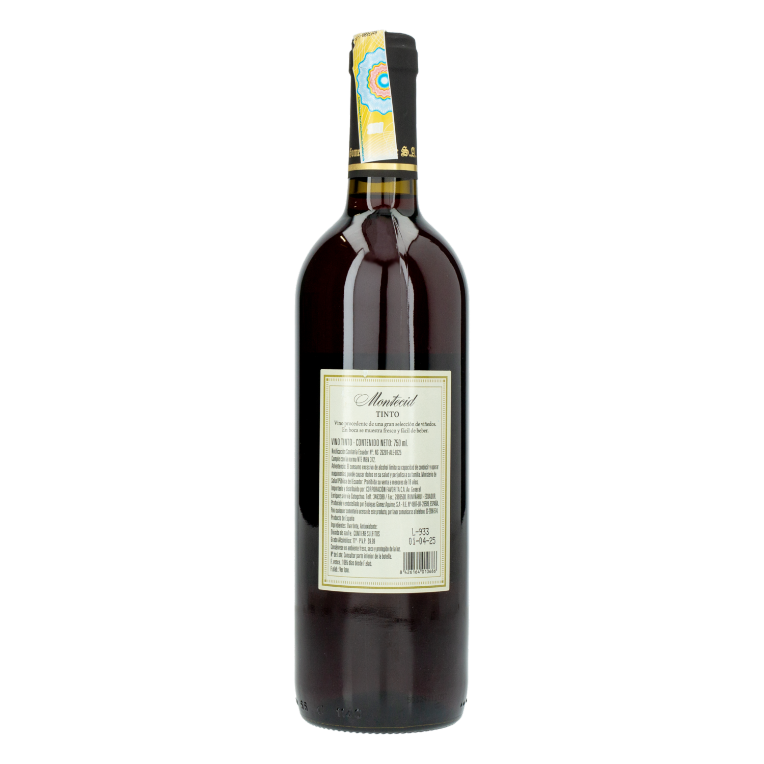 Vino Tinto Montecid BODEGAS GOMEZ AGUIRRE 750 Ml