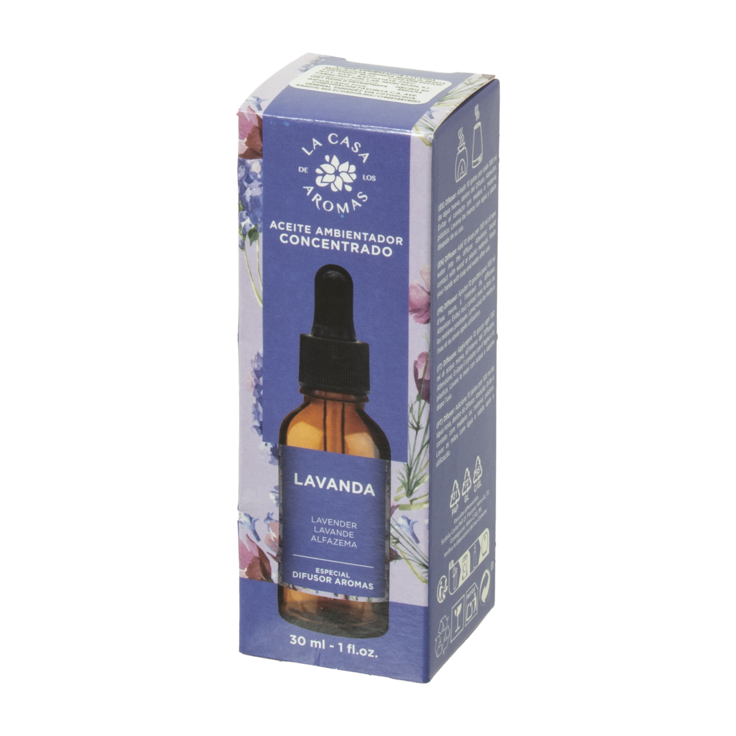 Aceite Concentrado Lavanda Aromático FLOR DE MAYO 30 Ml