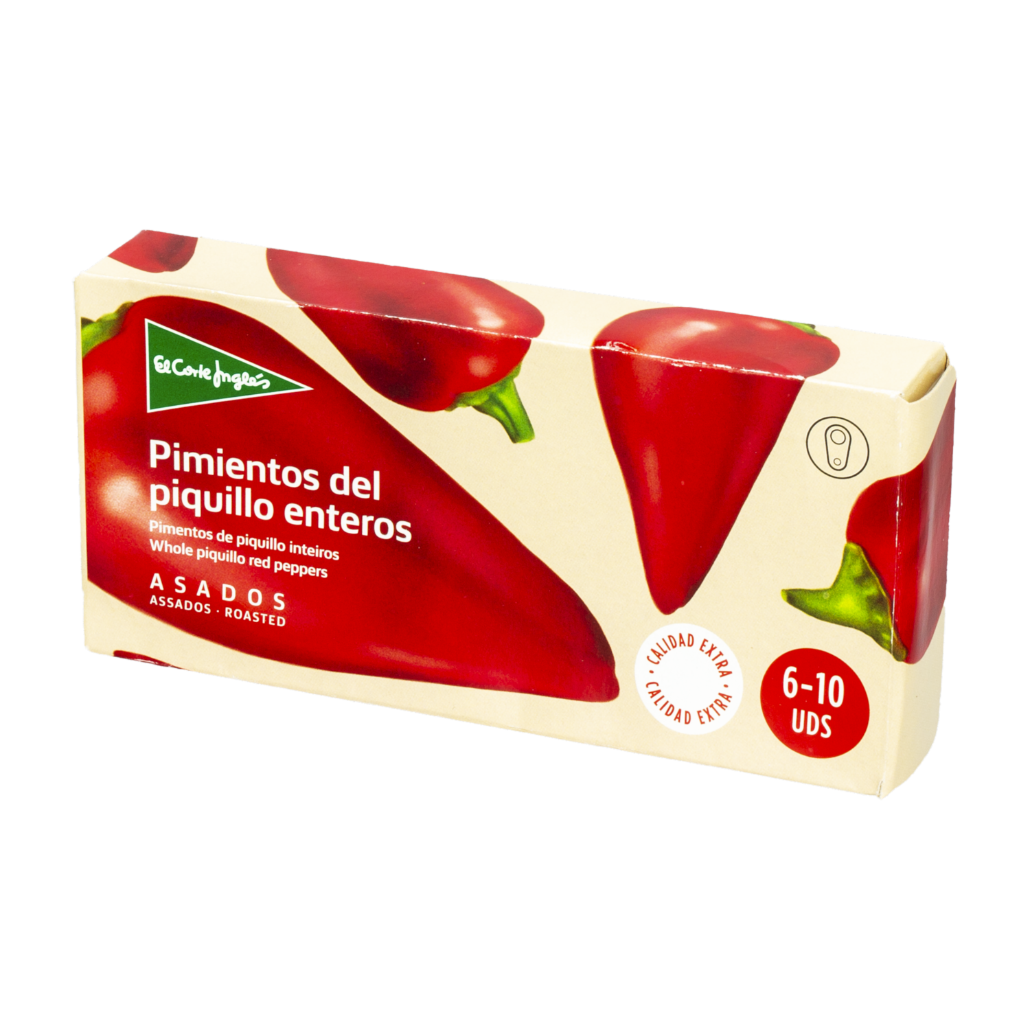 Pimientos Piquillos Enteros Asados EL CORTE INGLÉS 185 G