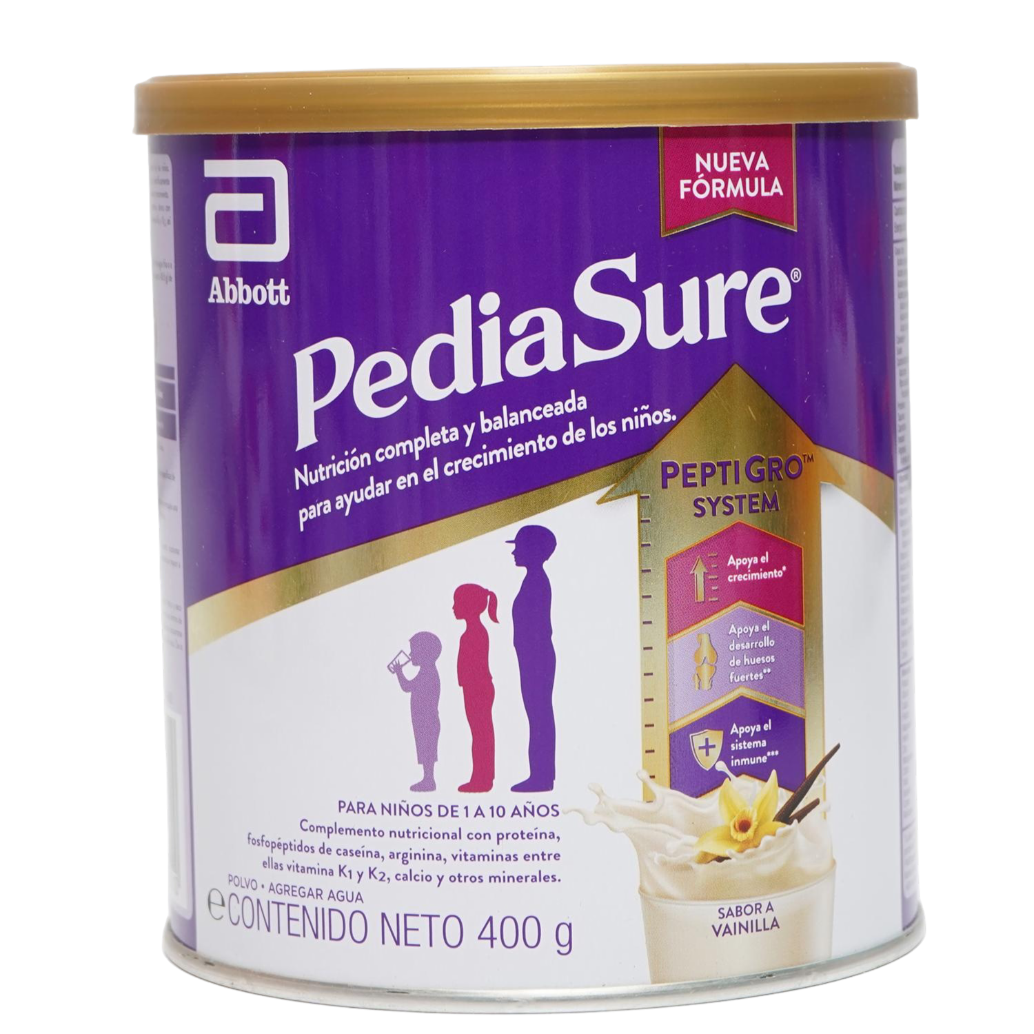 Complemento Infantil En Polvo Sabor A Vainilla PEDIASURE 400 G