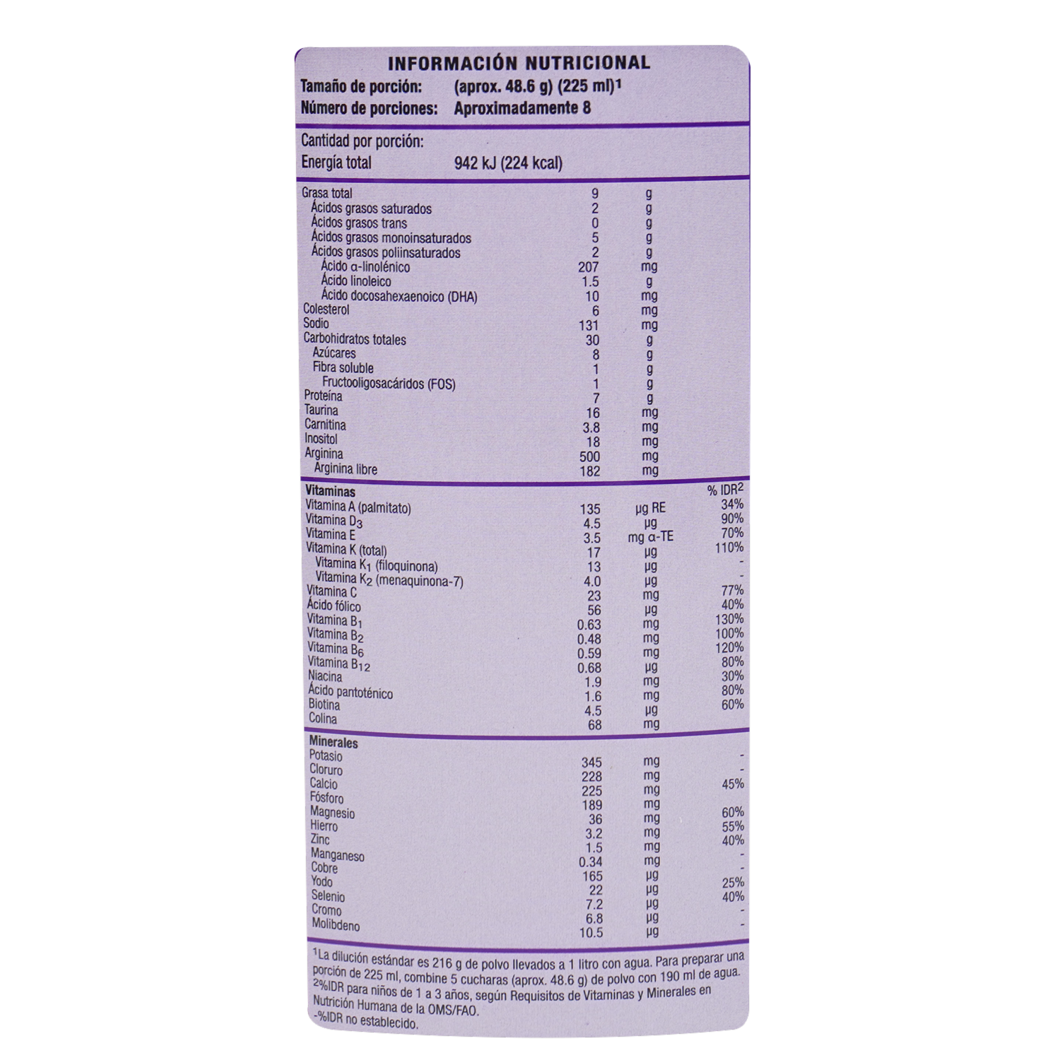 Complemento Infantil En Polvo Sabor A Vainilla PEDIASURE 400 G