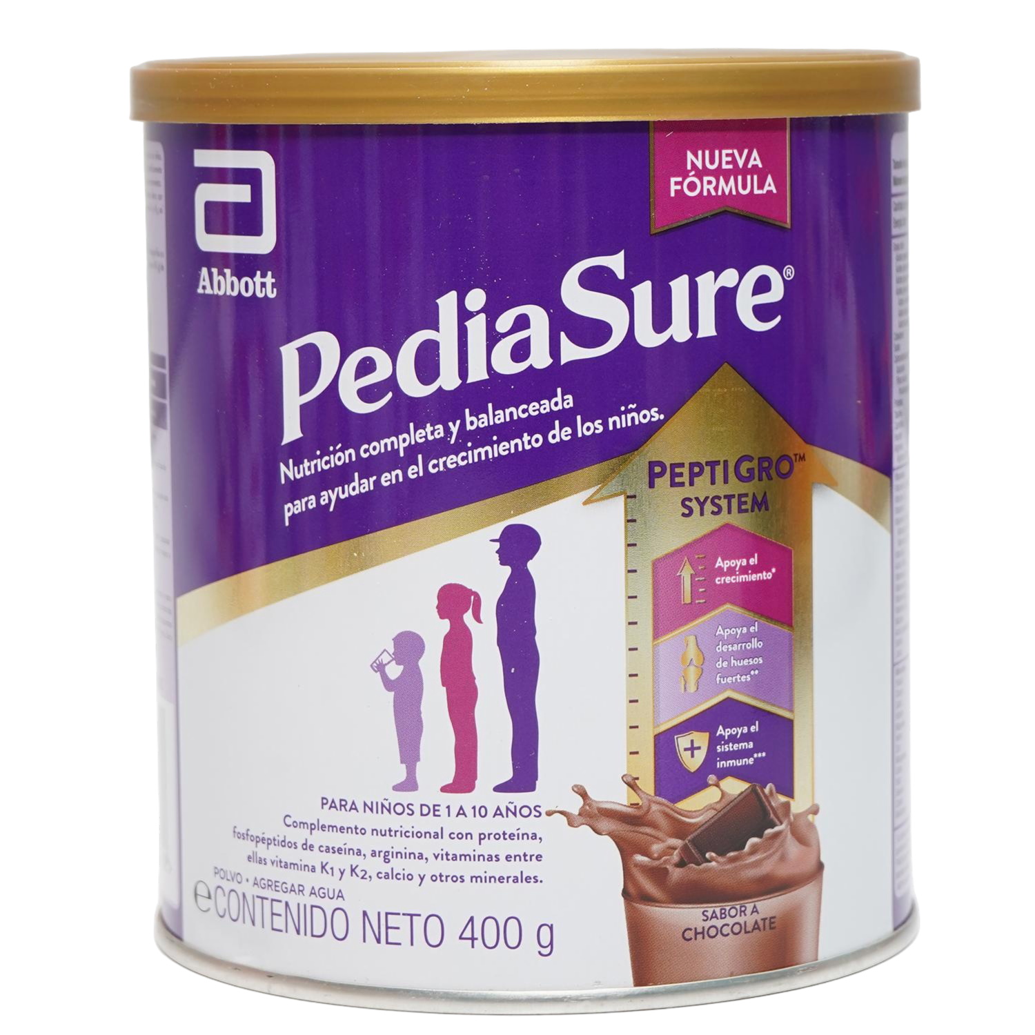 Complemento Infantil En Polvo Sabor A Chocolate PEDIASURE 400 G