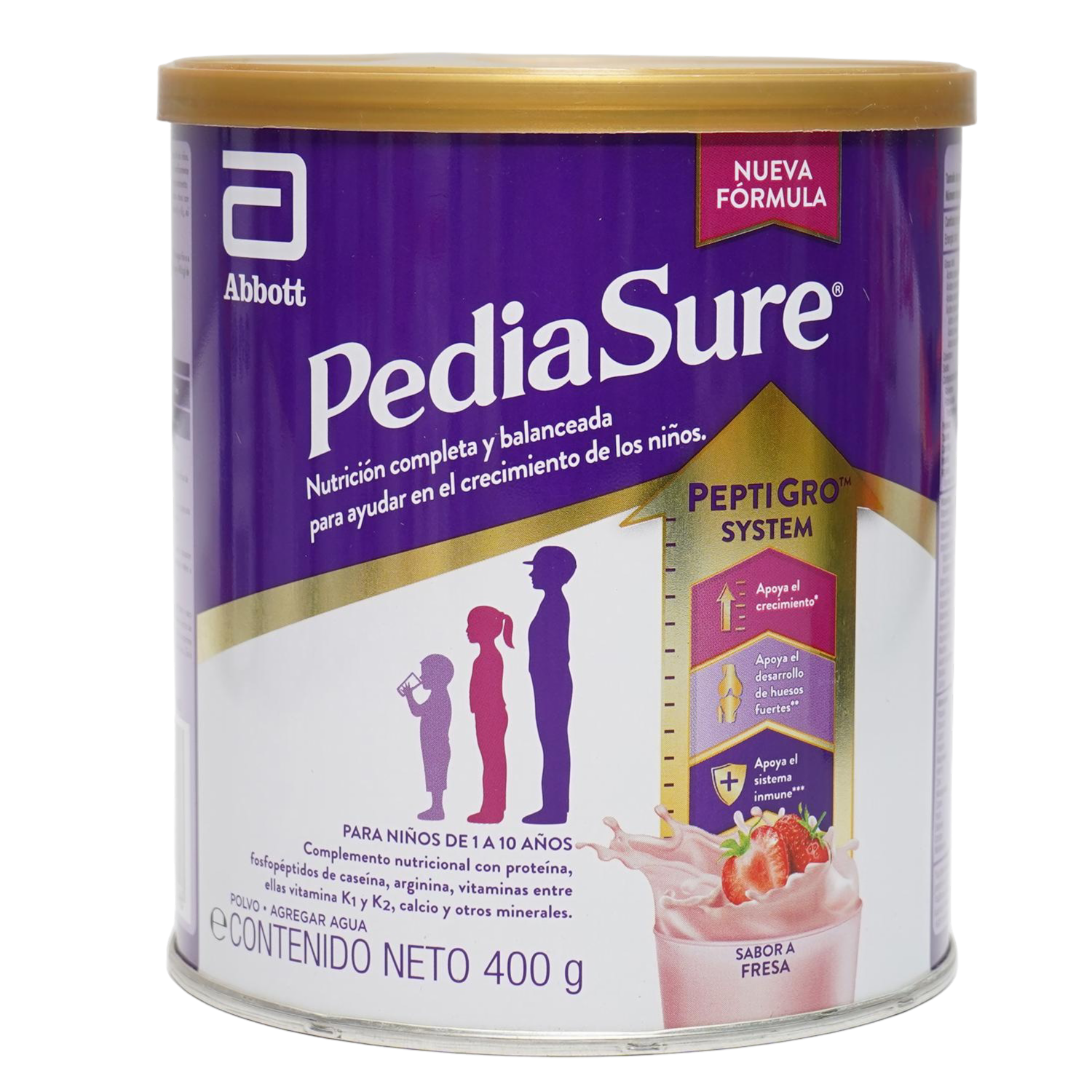 Complemento Infantil En Polvo Sabor A Fresa PEDIASURE 400 G