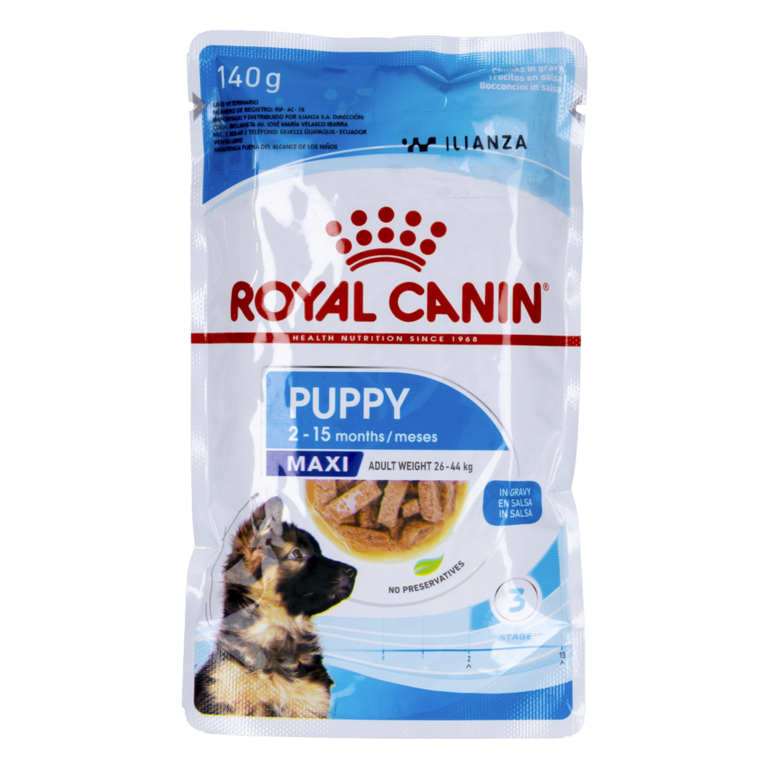 Alimento Para Perros Cachorro Maxi ROYAL CANIN 140 G