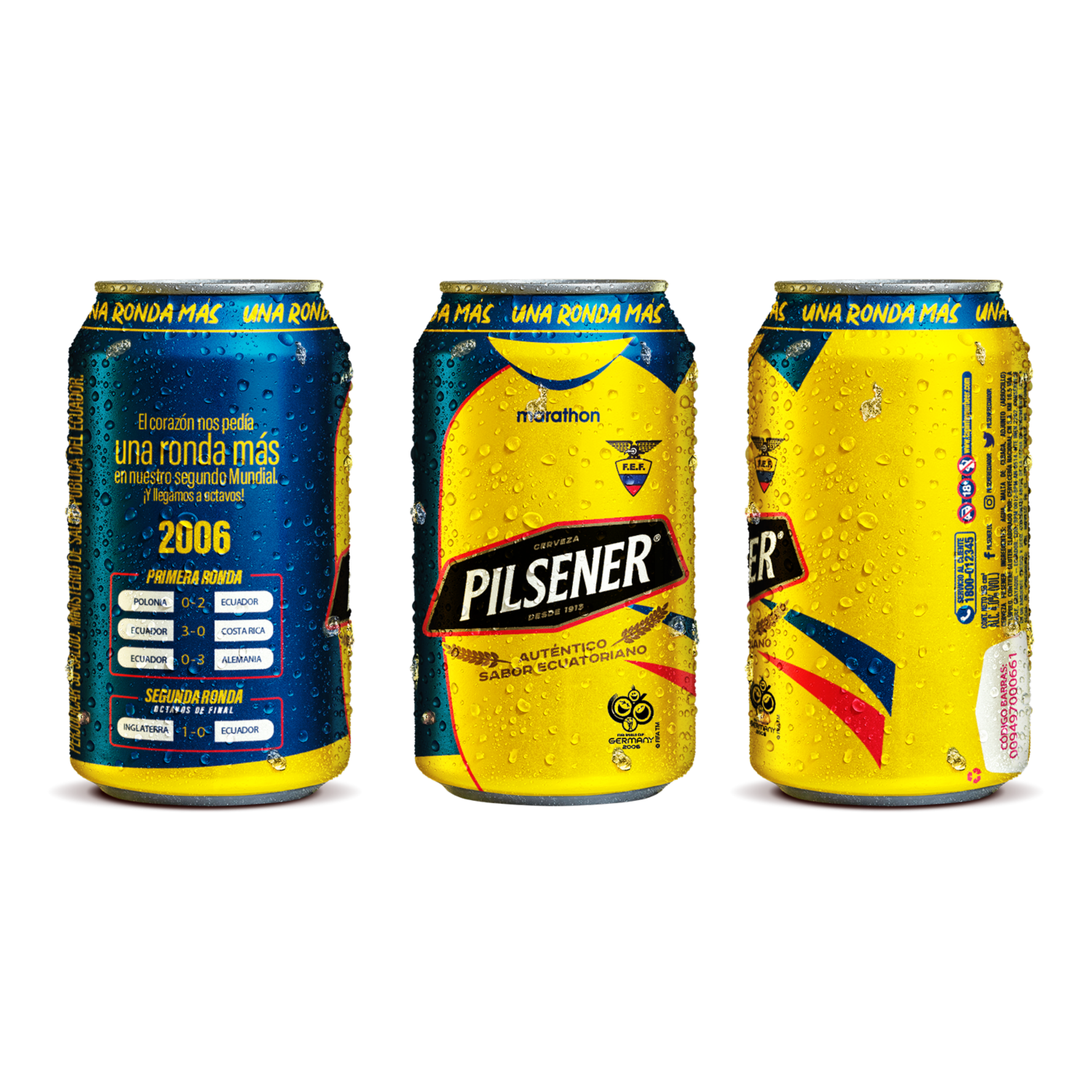 Cerveza Una Ronda Más Lata 355 ML PILSENER