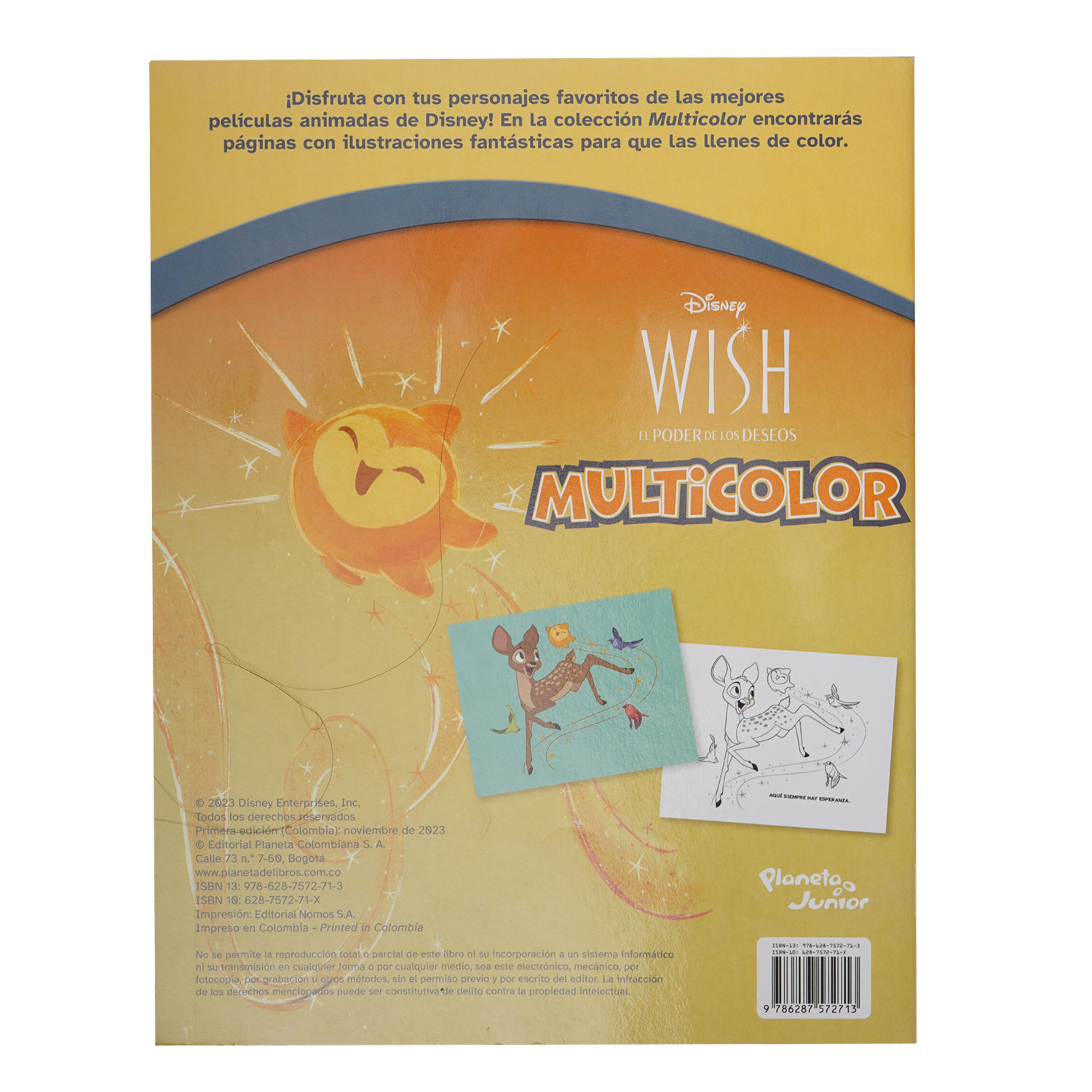 Libro Wish El Poder De Los Deseos Multicolor PLANETA JUNIOR 15 Páginas