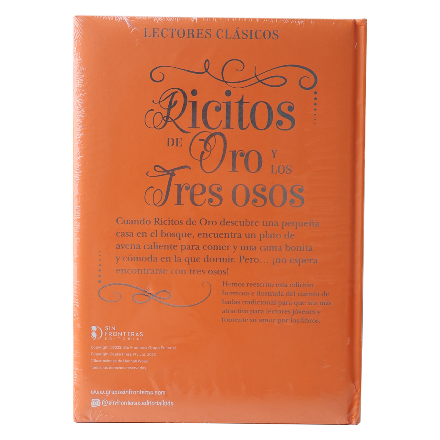 Libro Ricitos De Oro Y Los Tres Osos SIN FRONTERAS 25 Páginas