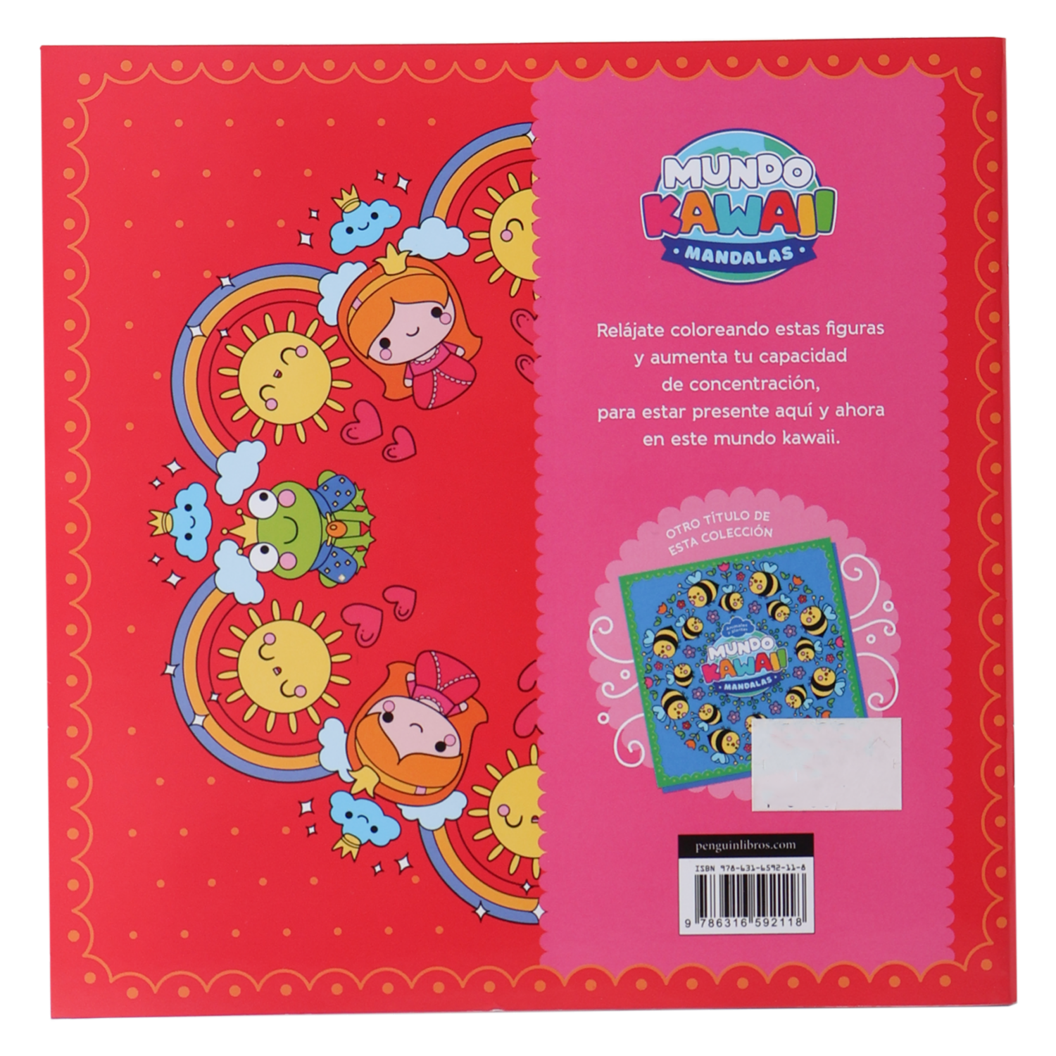 Libro Mandalas Mundo Kawaii BEASCOA 30 Páginas