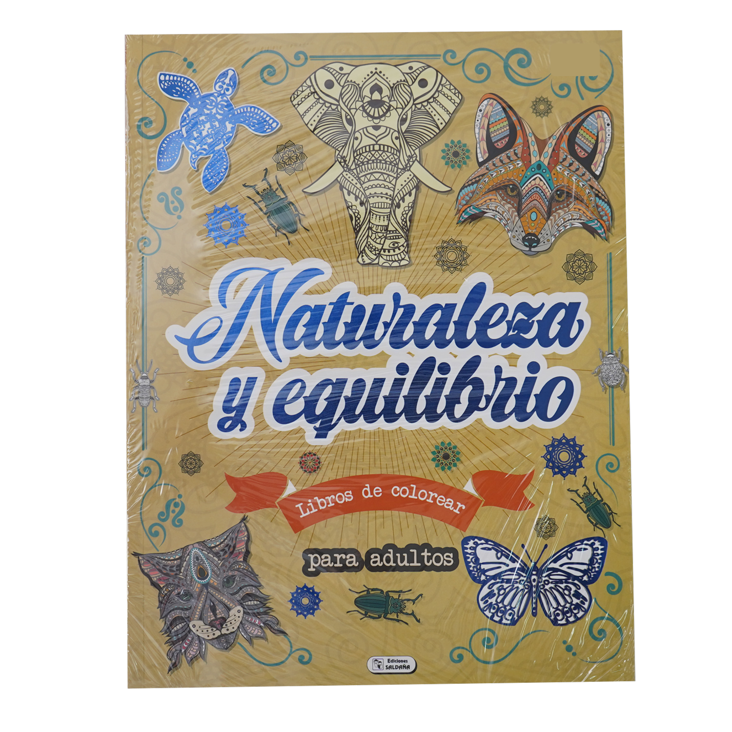 Libros Libro Para Colorear Adultos EDICIONES SALDAÑA 64 Páginas