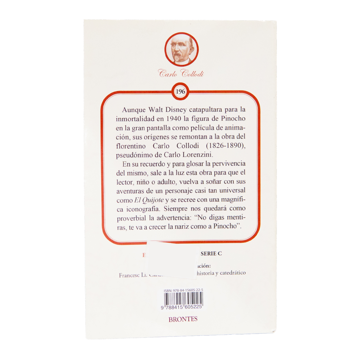 Libro Pinocho BRONTES 154 Páginas