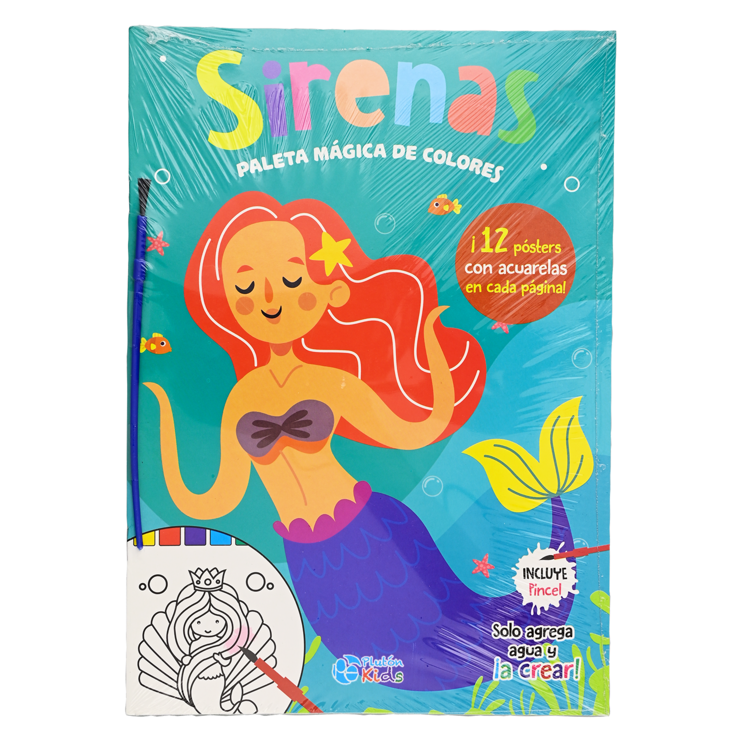 Sirenas Paleta Mágica De Colores PLUTÓN 12 Pósters