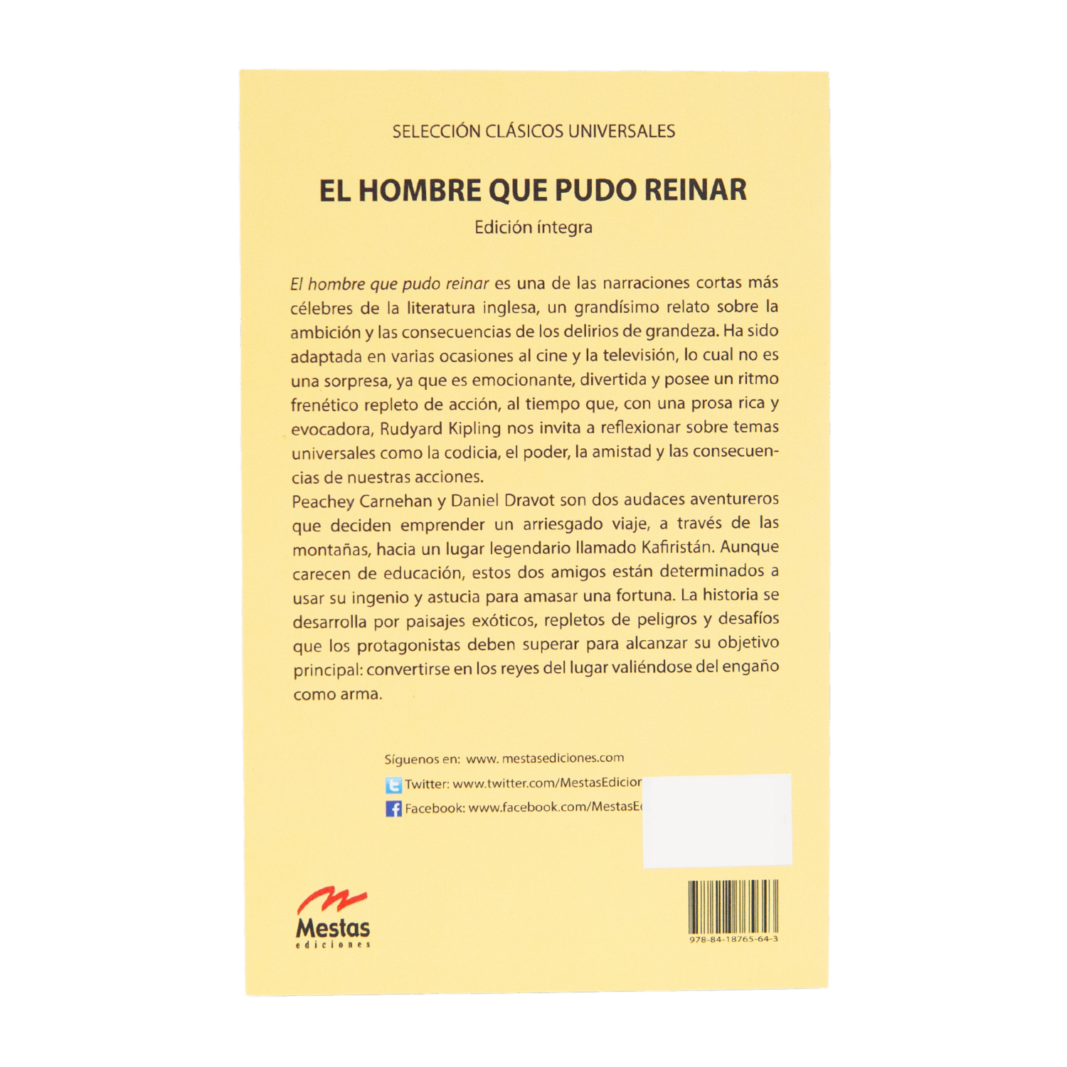 Libro El Hombre Que Pudo Reinar MESTAS 125 Páginas