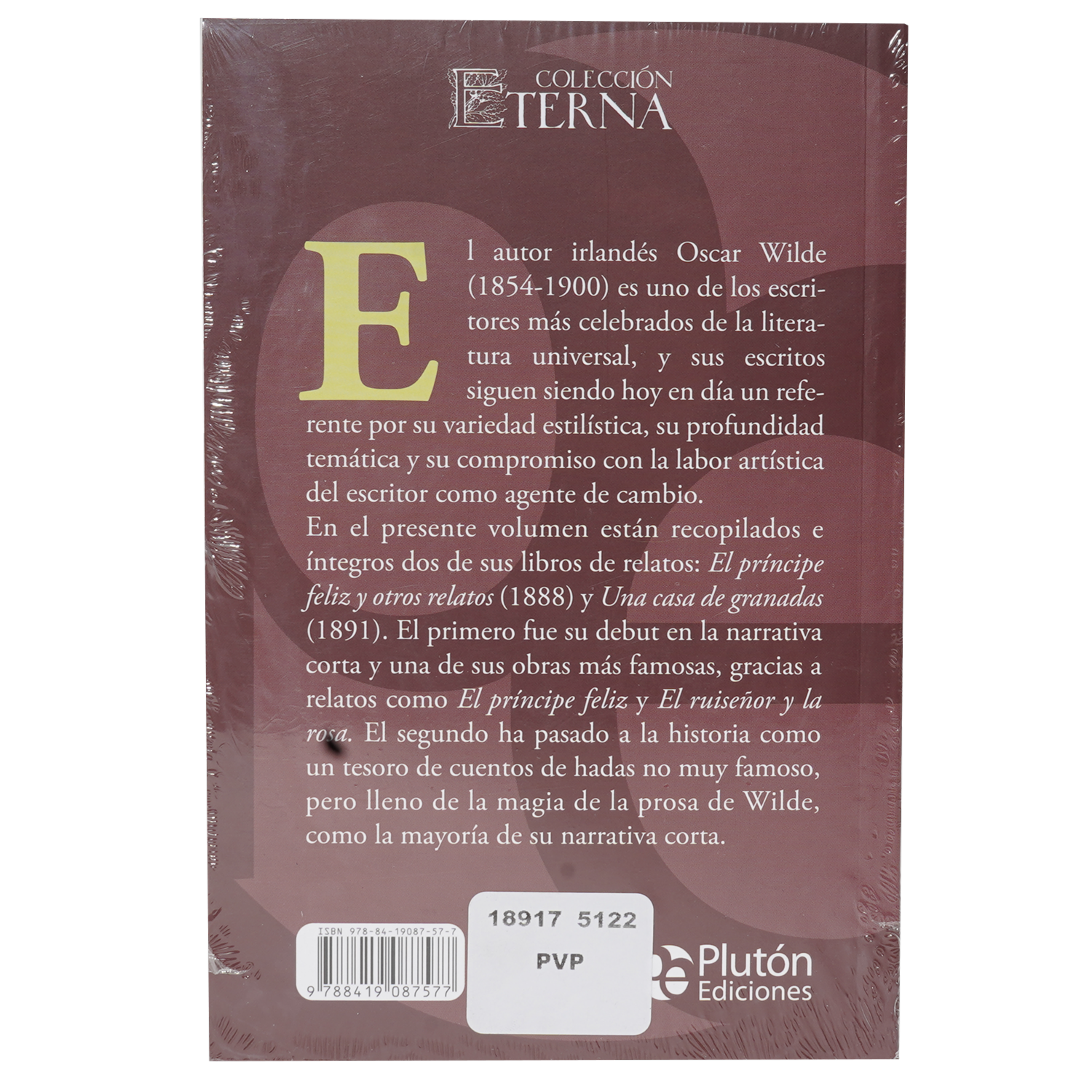 Libro Principe Feliz Y Otros Cuentos PLUTÓN 192 Páginas