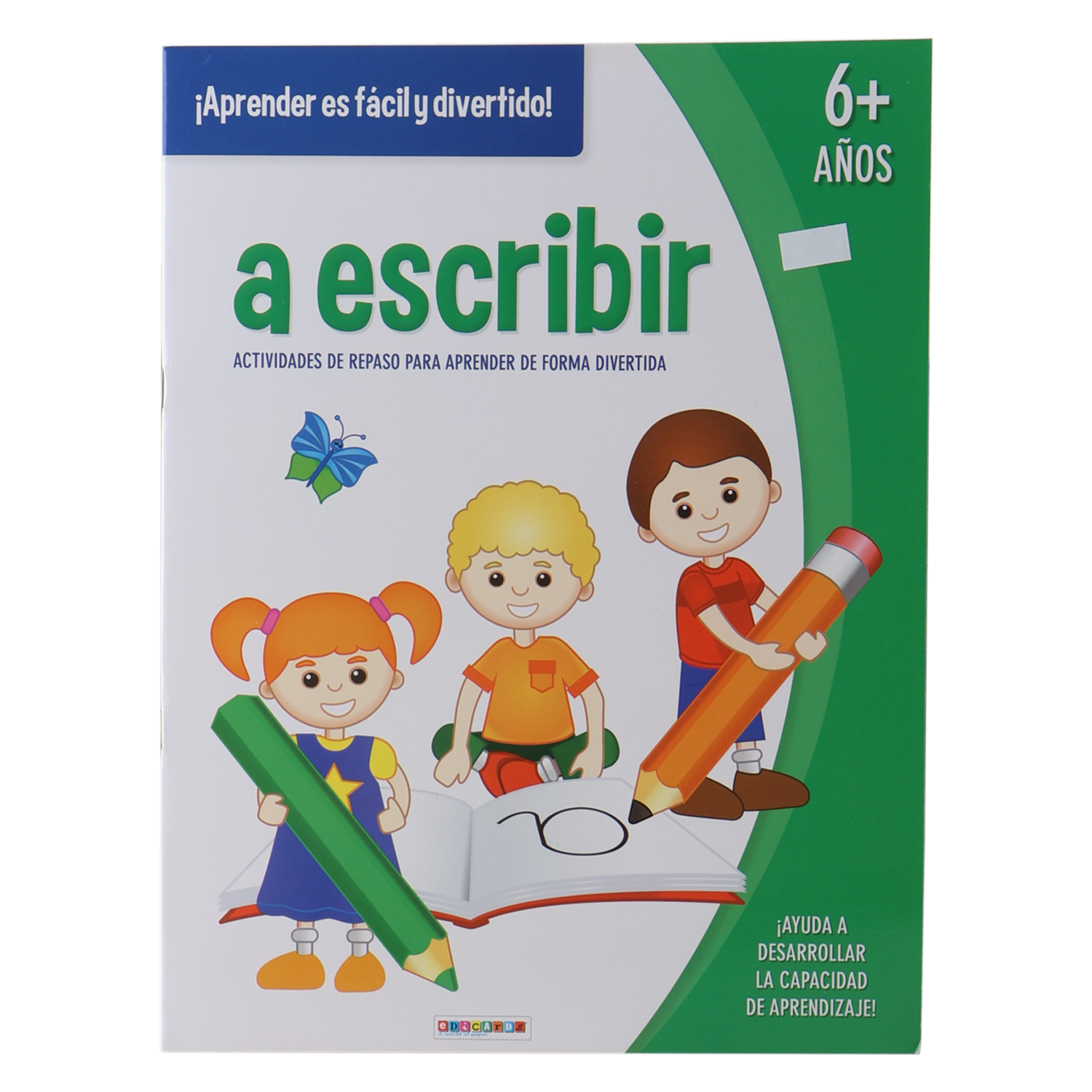 Libro A Escribir 6 Años Actividades De Repaso EDICARDS 15 Páginas
