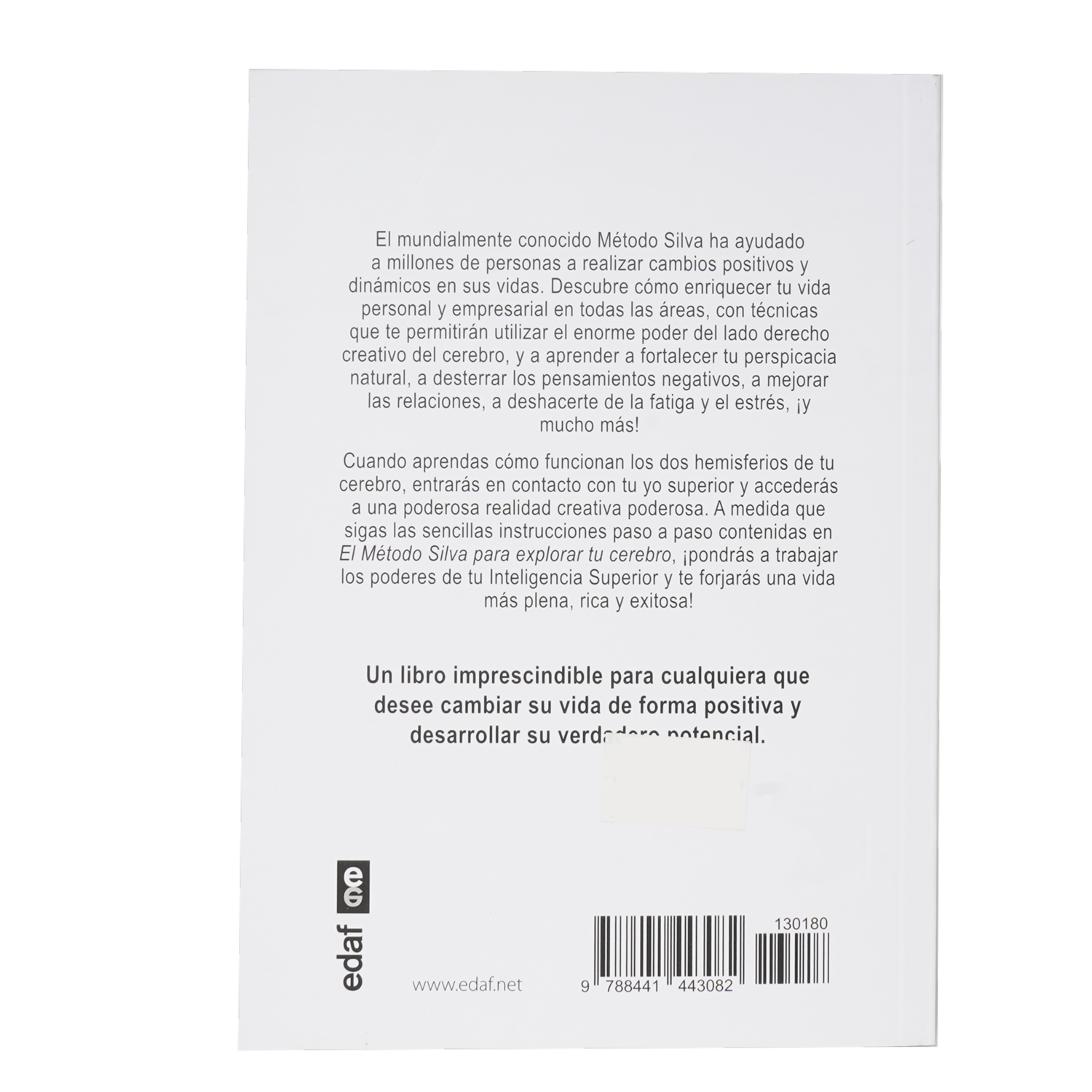Libro El Método Silva Para Explorar Tu Cerebro EDAF 204 Páginas