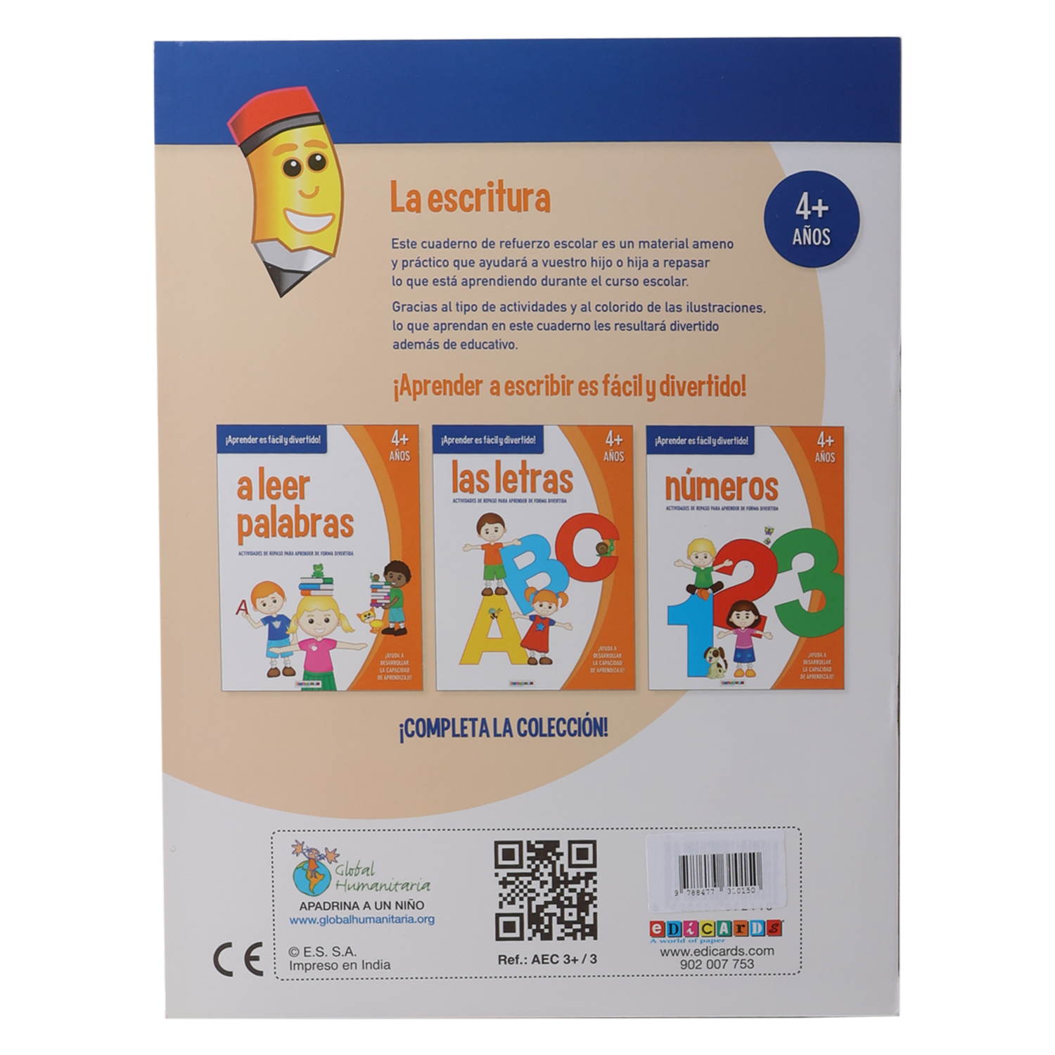 Libro A Escribir 4 Años Actividades De Repaso EDICARDS 20 Páginas