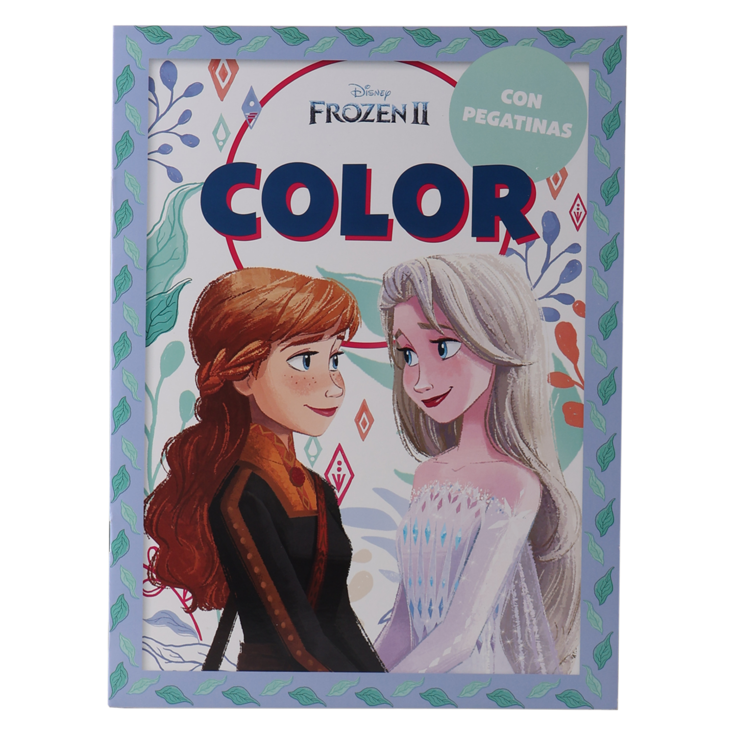 Libro Disney Frozen II Color Con Pegatinas EDICARDS 20 Páginas